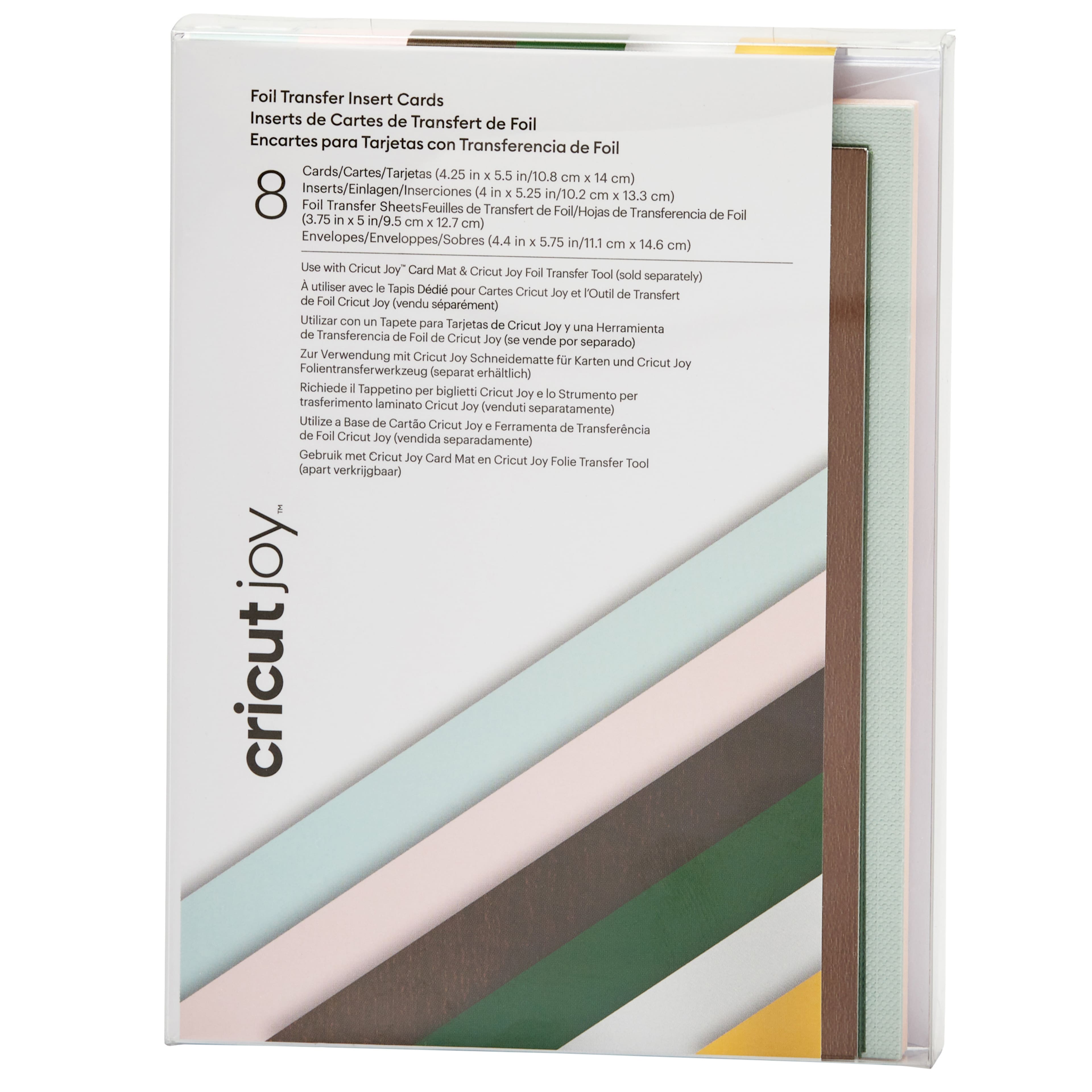 Cricut Joy™ A2 Foil Transfer Insert Cards, Forest Grove Sampler