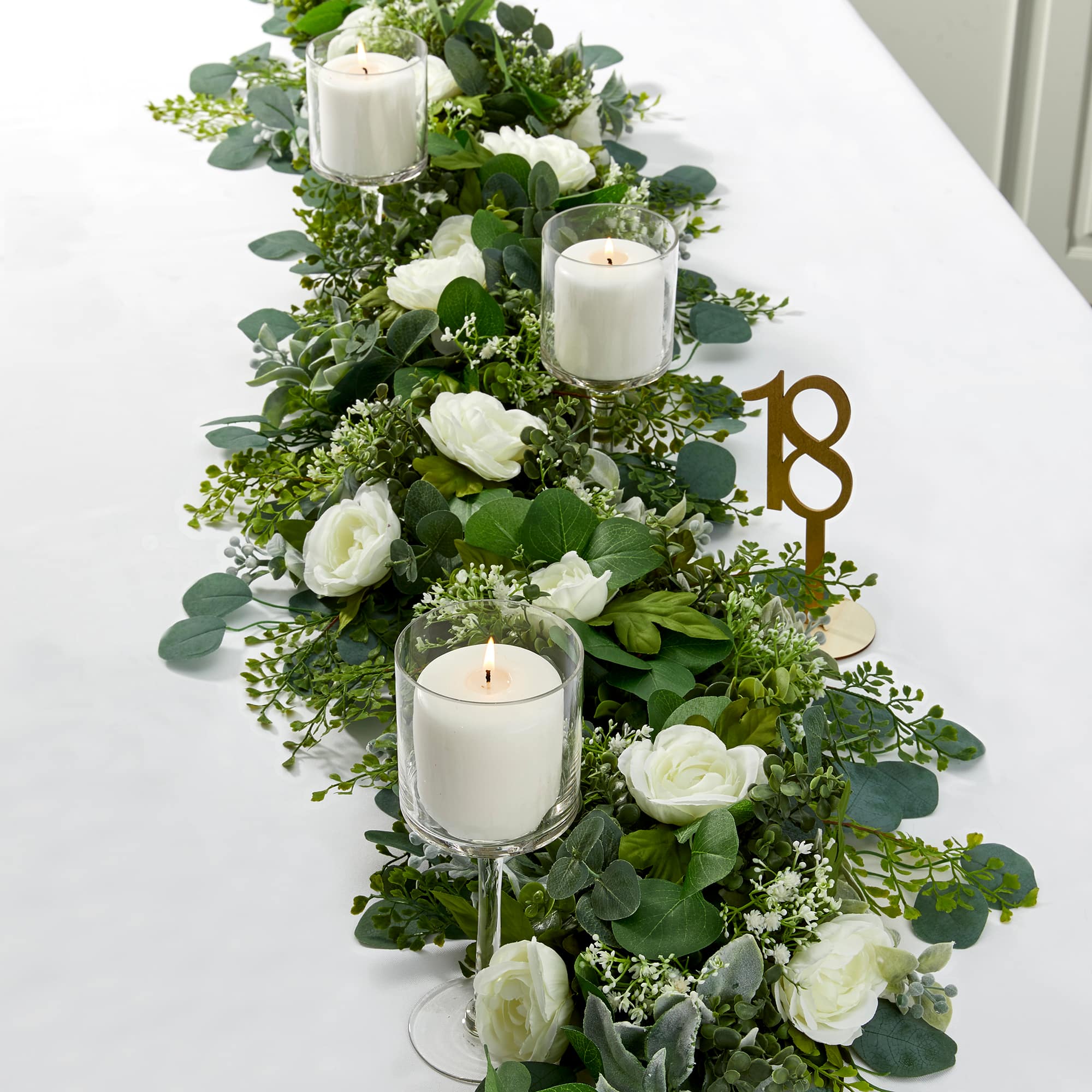 FloraCraft® FloraFōM® 35.75" x 2" x 2.75" Green DécoBar™ Foam Blocks, 2ct.