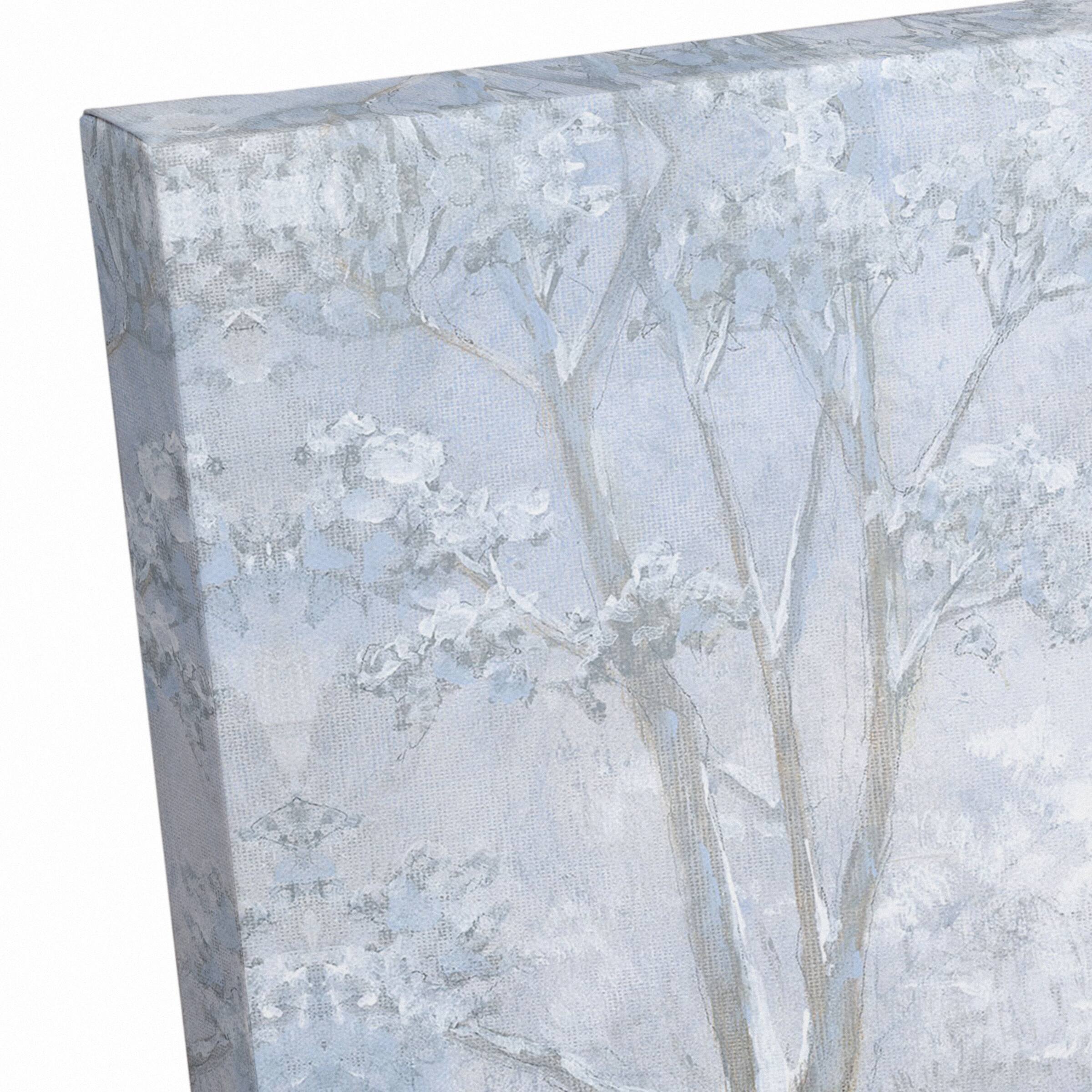 Winter Creek Landscape 30" x 30" Canvas Wall Art