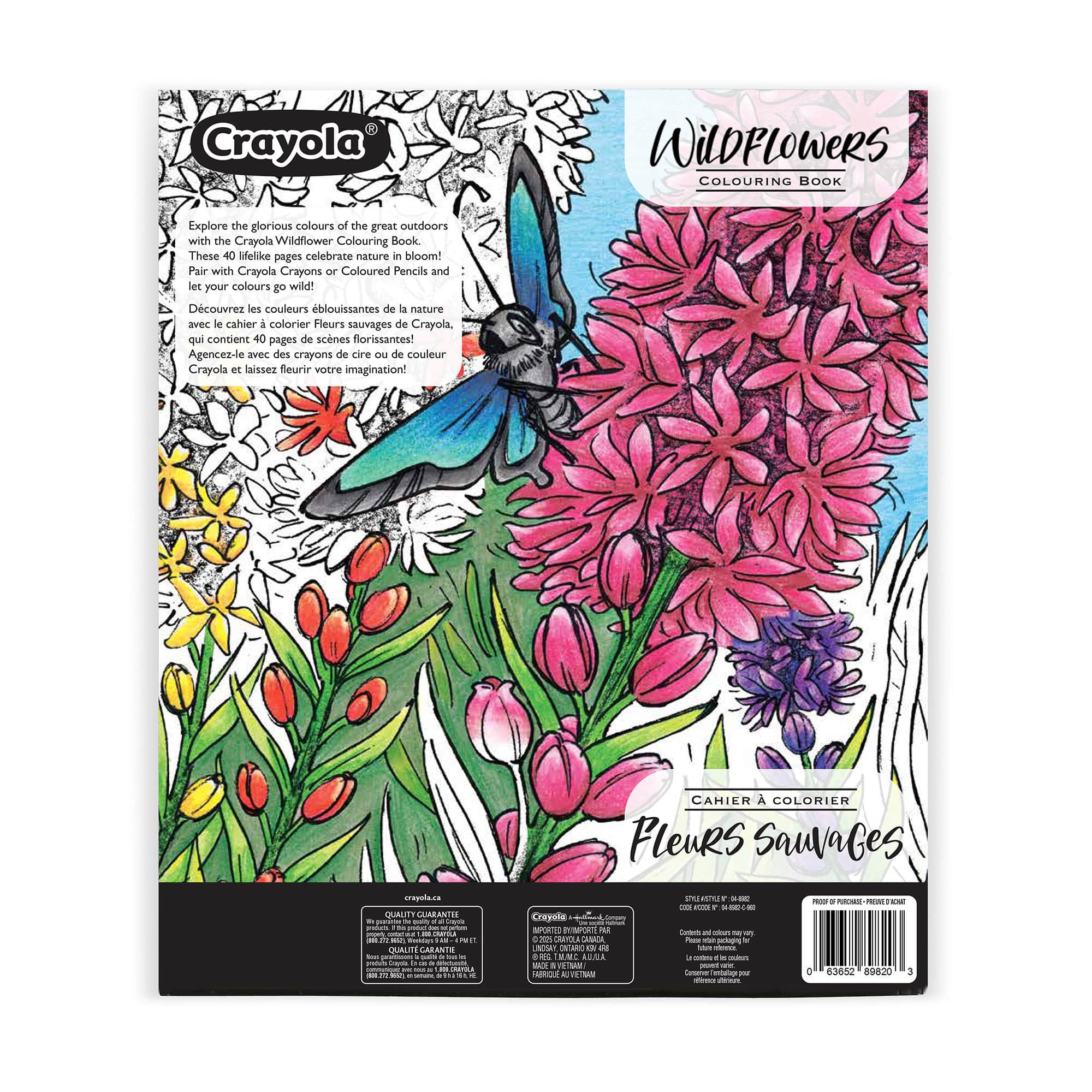 Crayola® Wildflowers Colouring Book