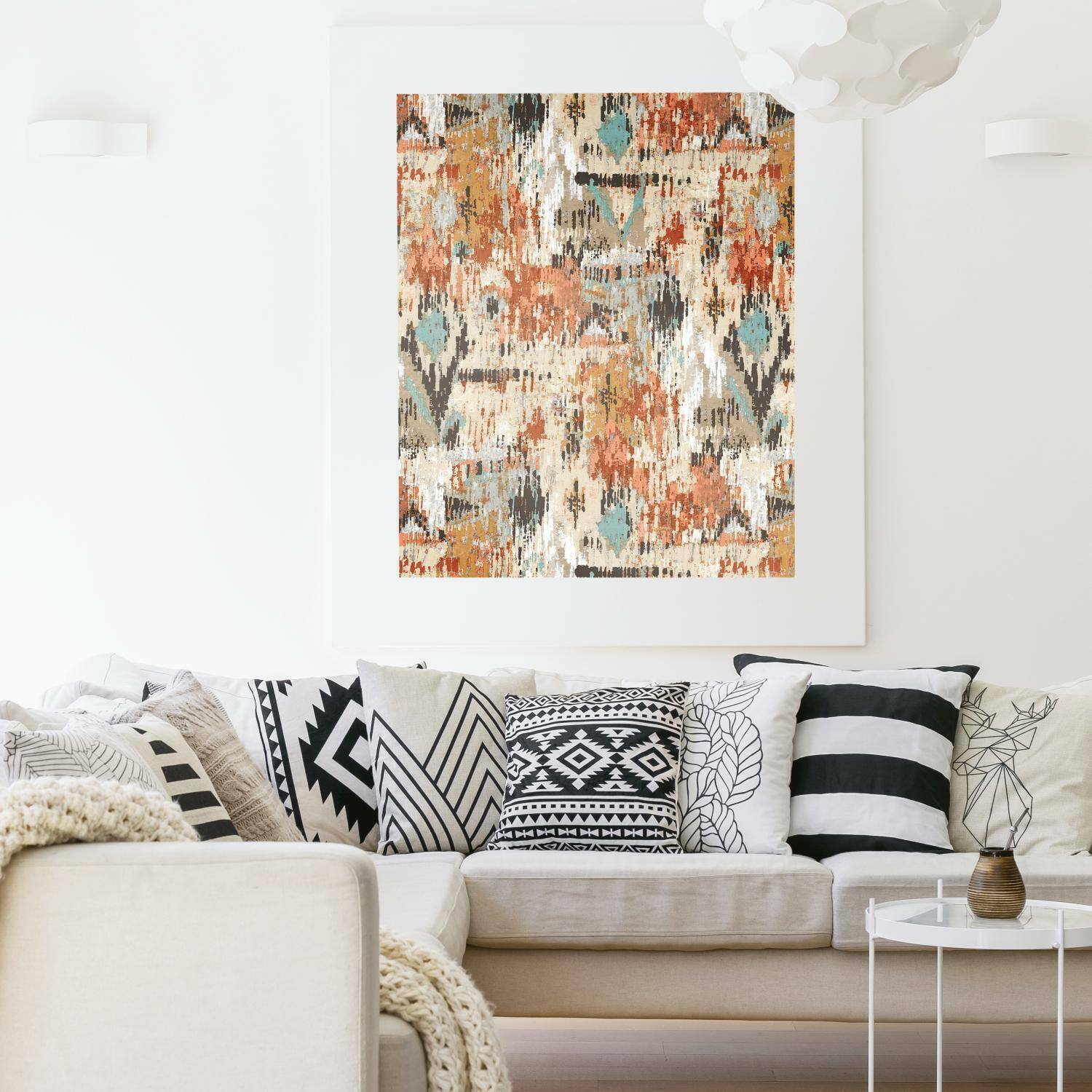 RoomMates Aztec Peel & Stick Wallpaper