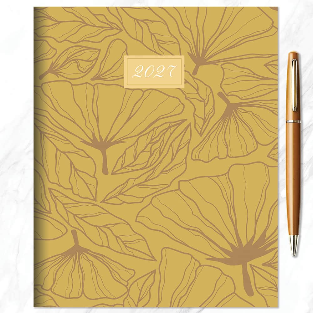 2027 Goldenrod Medium Monthly Planner