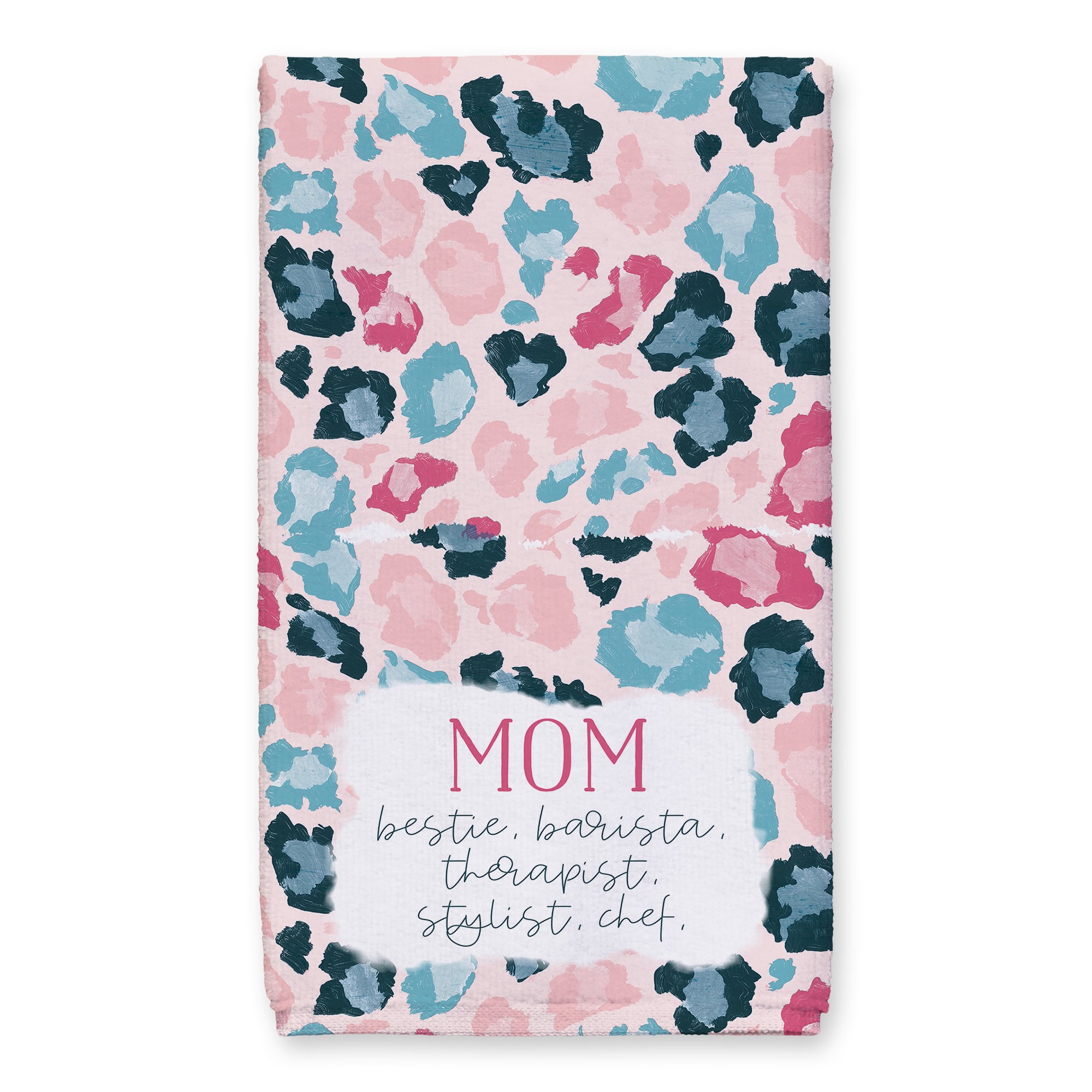Cheetah Print Mom Tea Towel Set