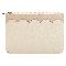 Summer Fashion Scalloped Faux Leather Zipper Pouch by Make Market®