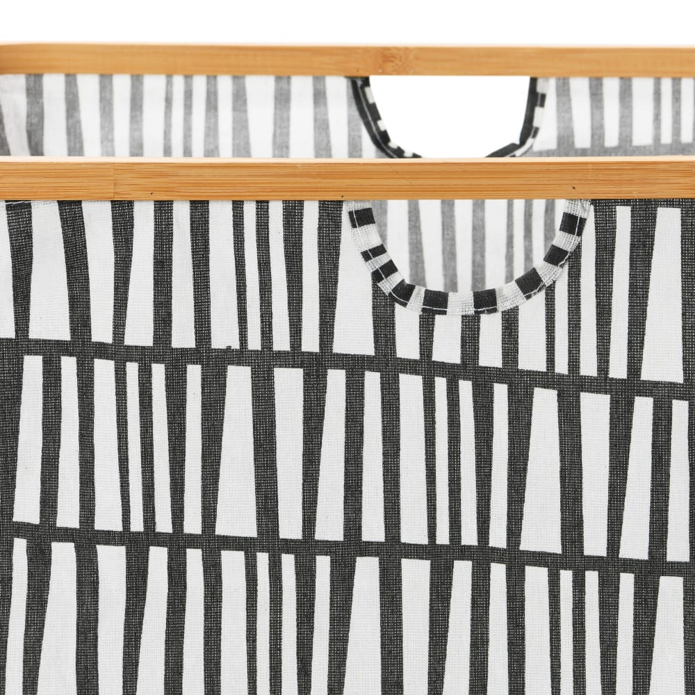 Household Essentials Krush Bamboo Rimmed Basket