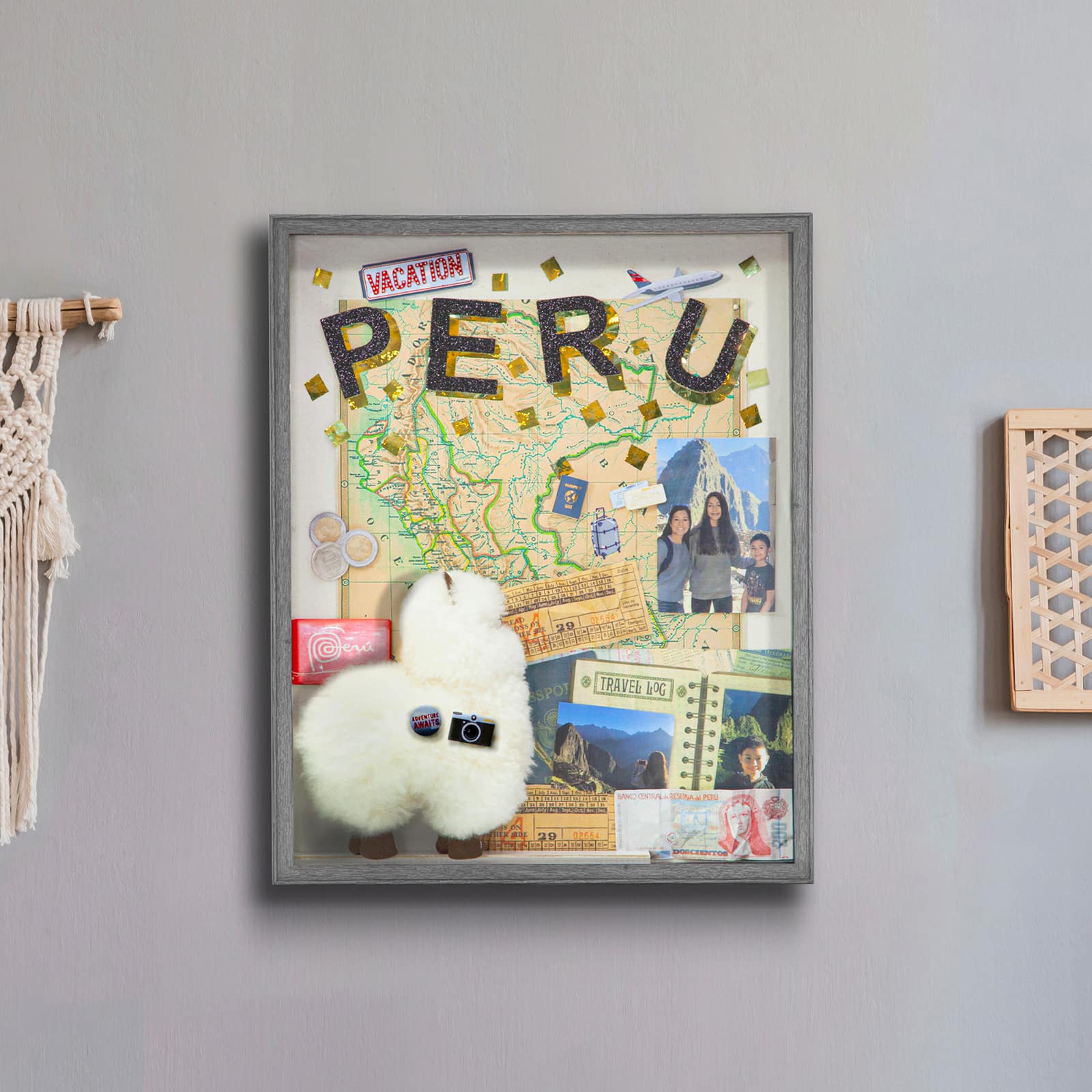 Gray Shadow Box by Studio Décor