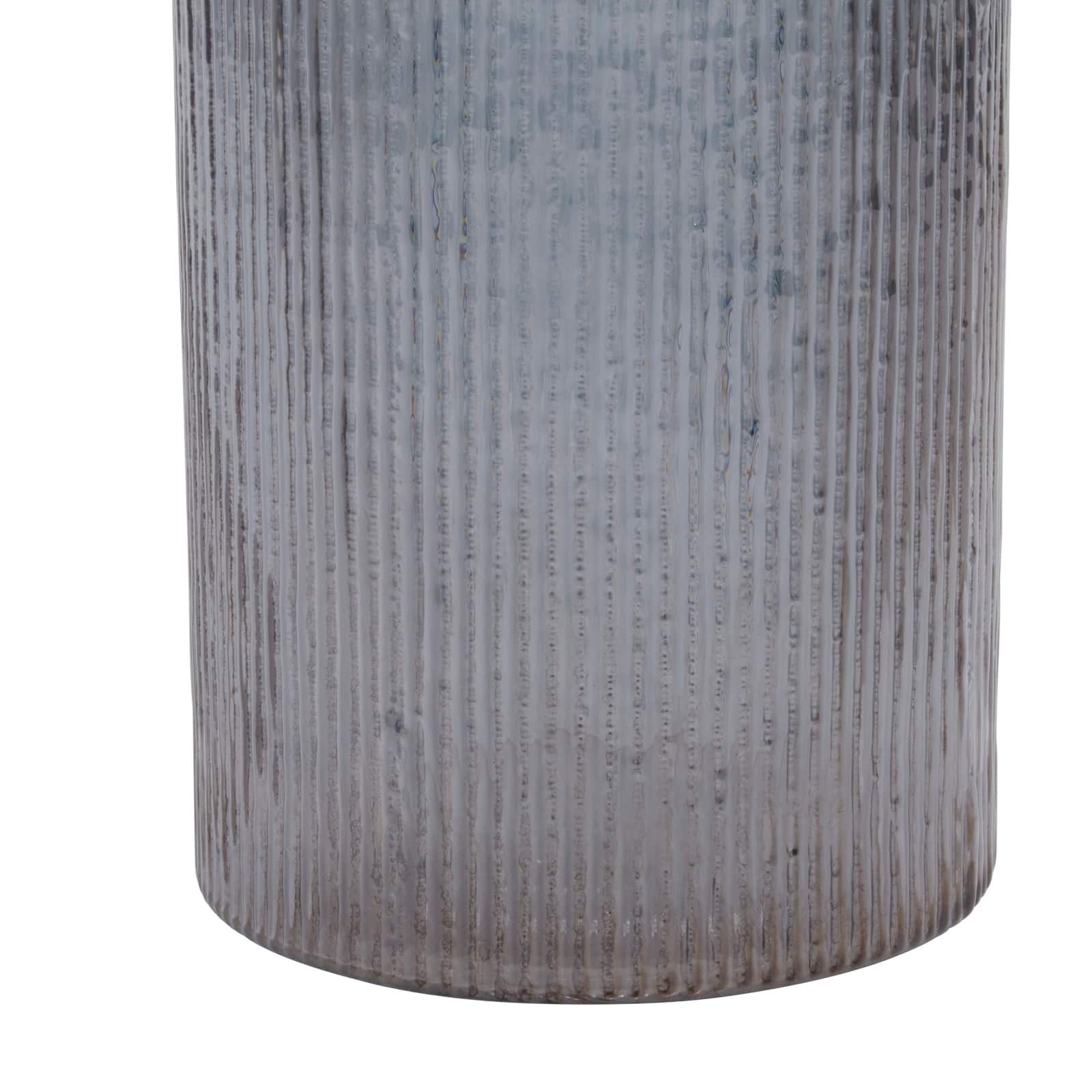 Set of 3 Clear Glass Traditional Candle Holder, 5", 7", 9"