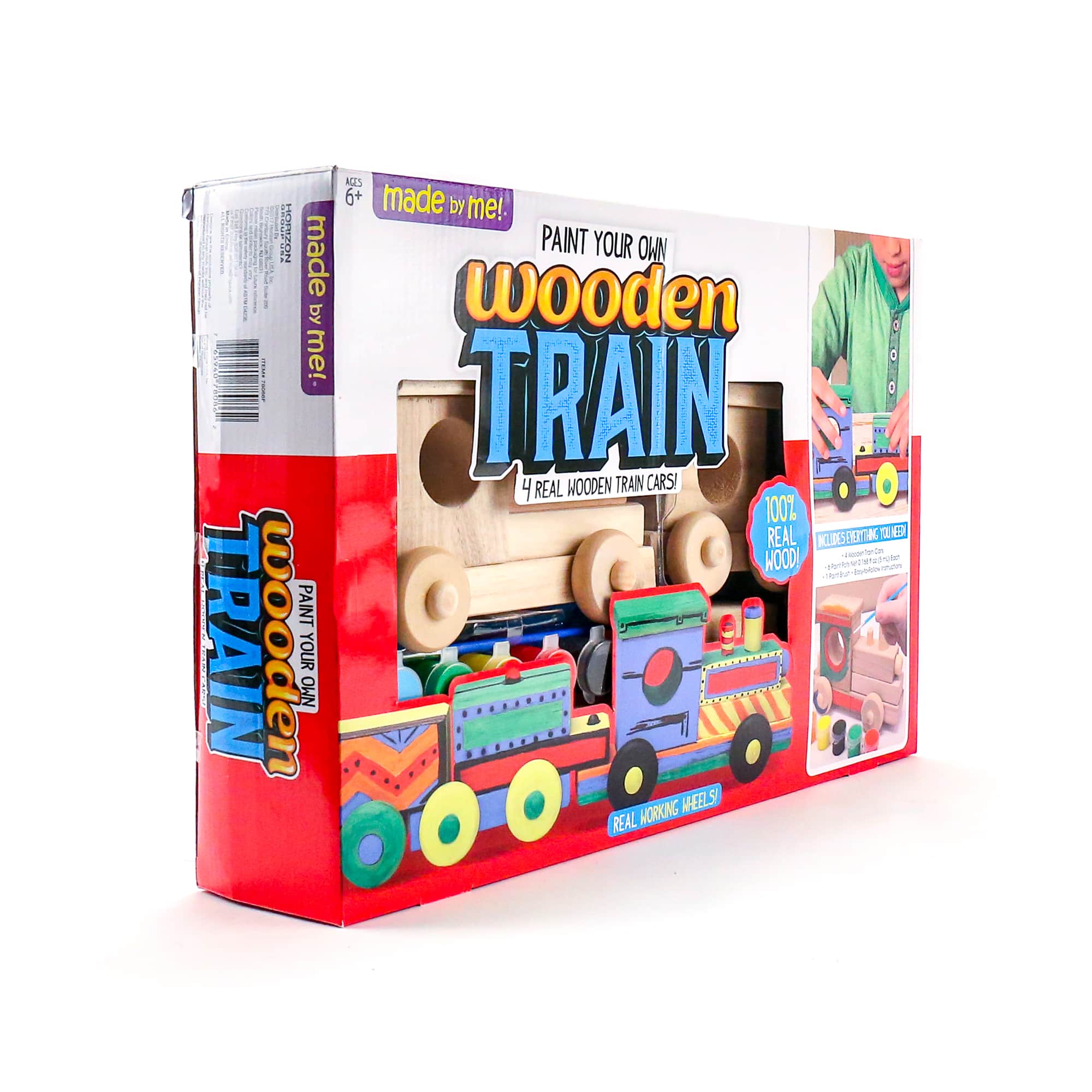 Made by Me® Paint Your Own Wooden Train