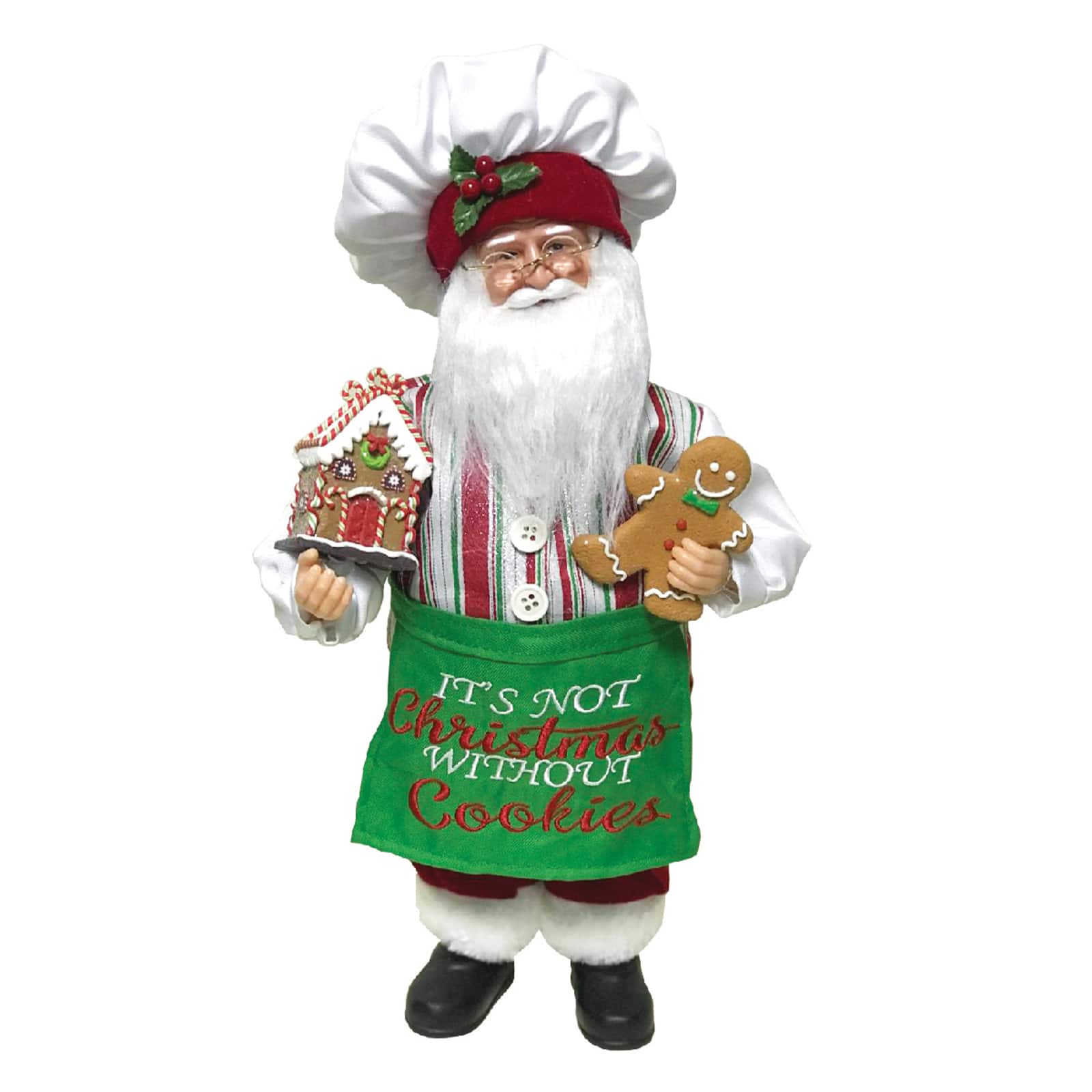 Santa's Workshop 15" It's Not Christmas without Cookies Claus