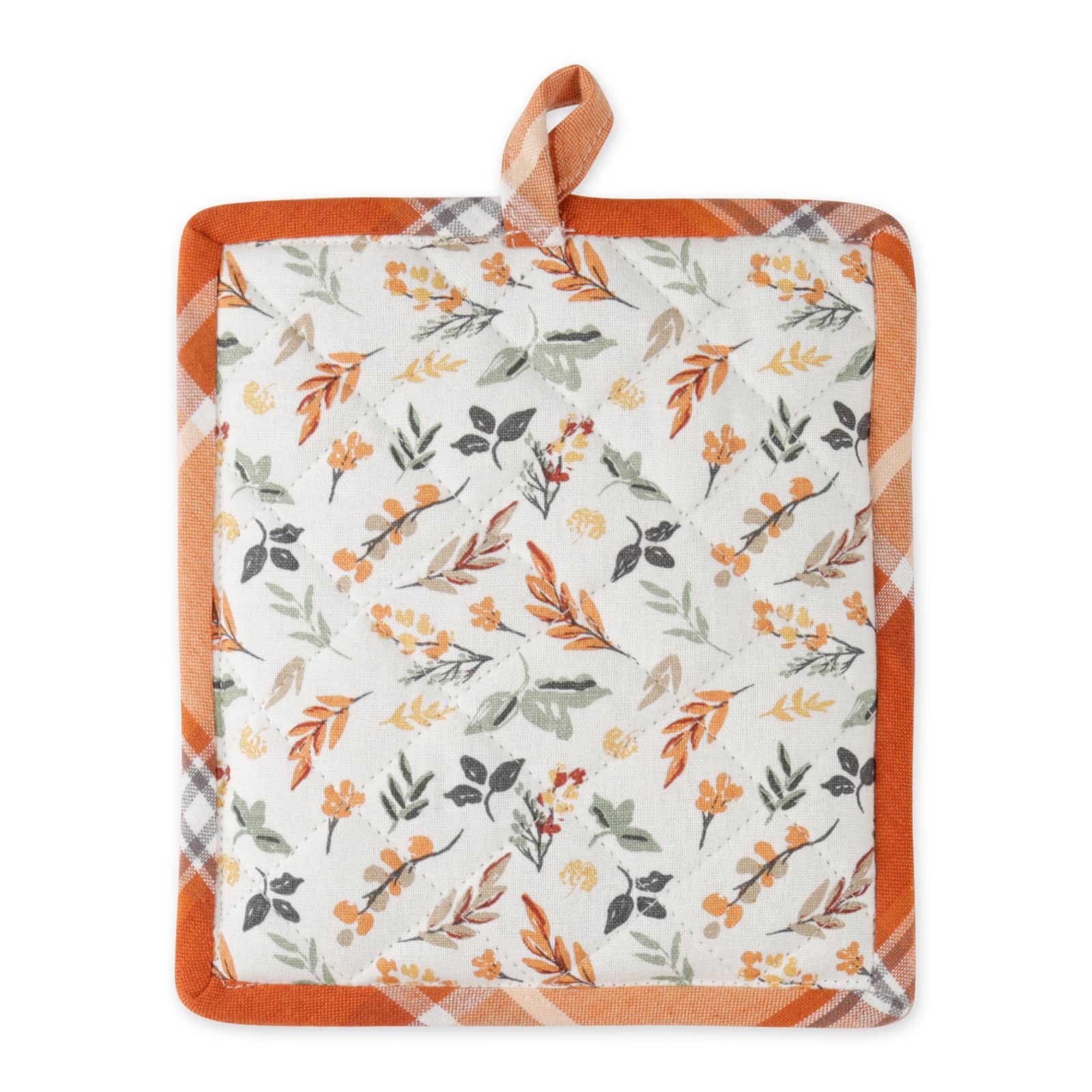 DII® Crazy Pumpkin Lady Potholder & Dishtowel Set