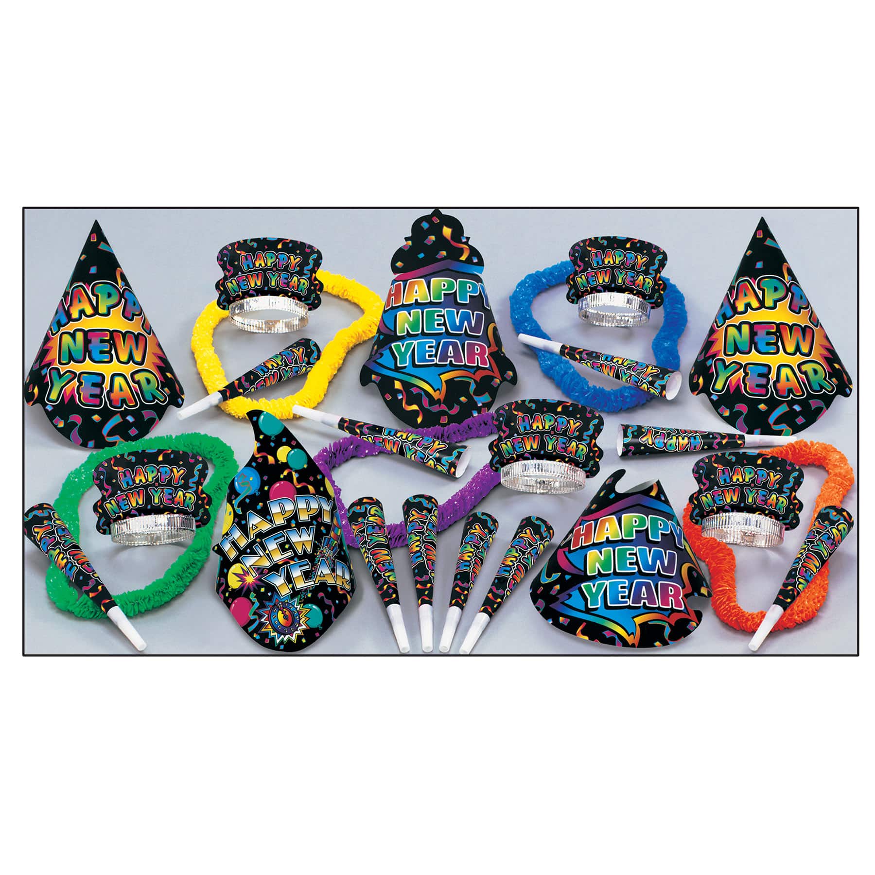 Beistle New Year New Yorker Assortment for 50