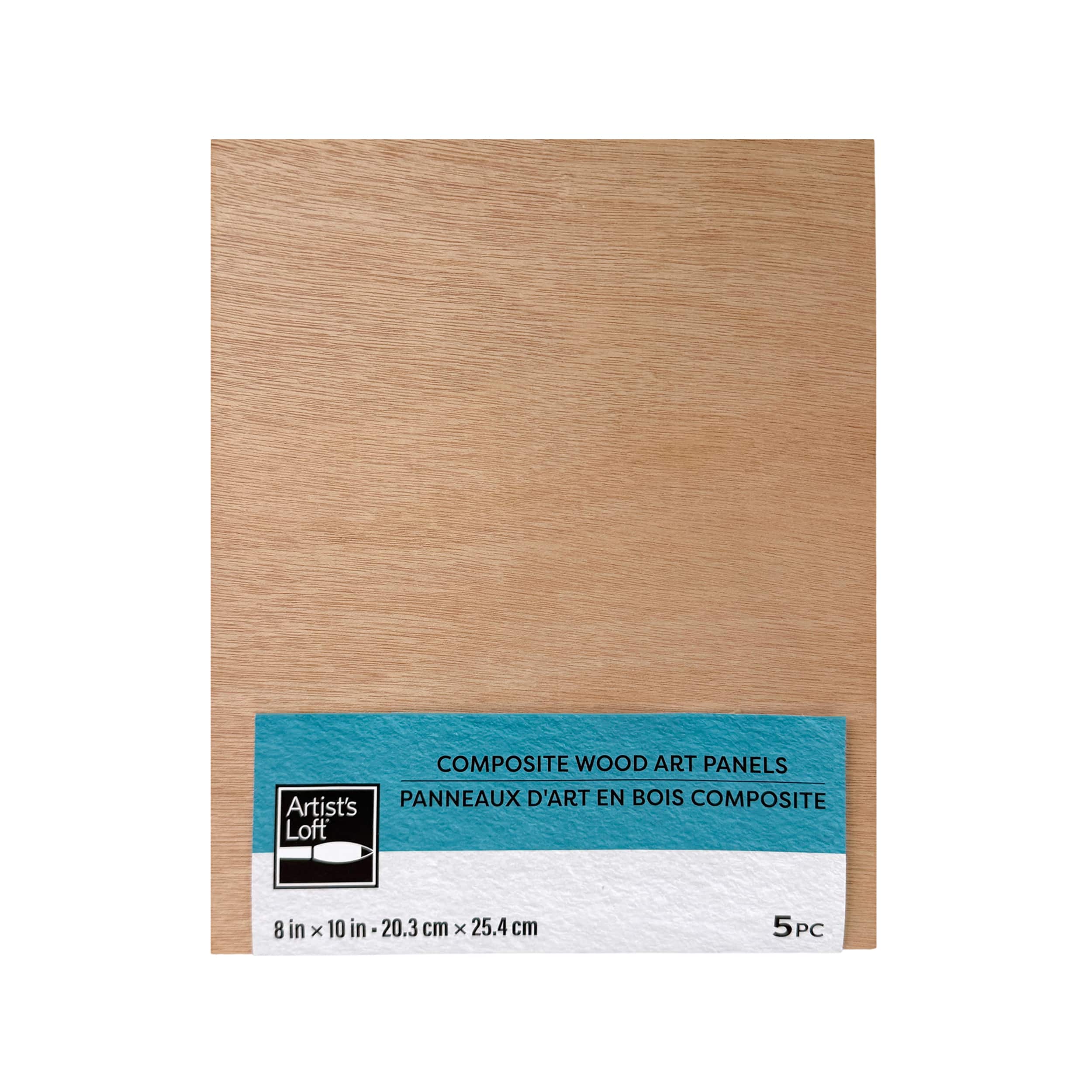 8" x 10" Unfinished Composite Wood Art Panels, 5ct. by Artist's Loft™