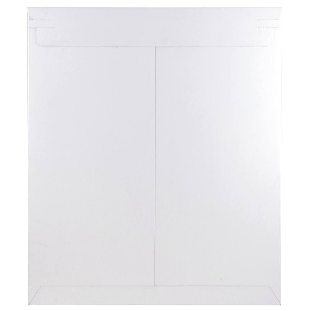 JAM Paper 12.75" x 15" White Flat Photo Mailer Peel & Seal Closure Envelopes, 6ct.