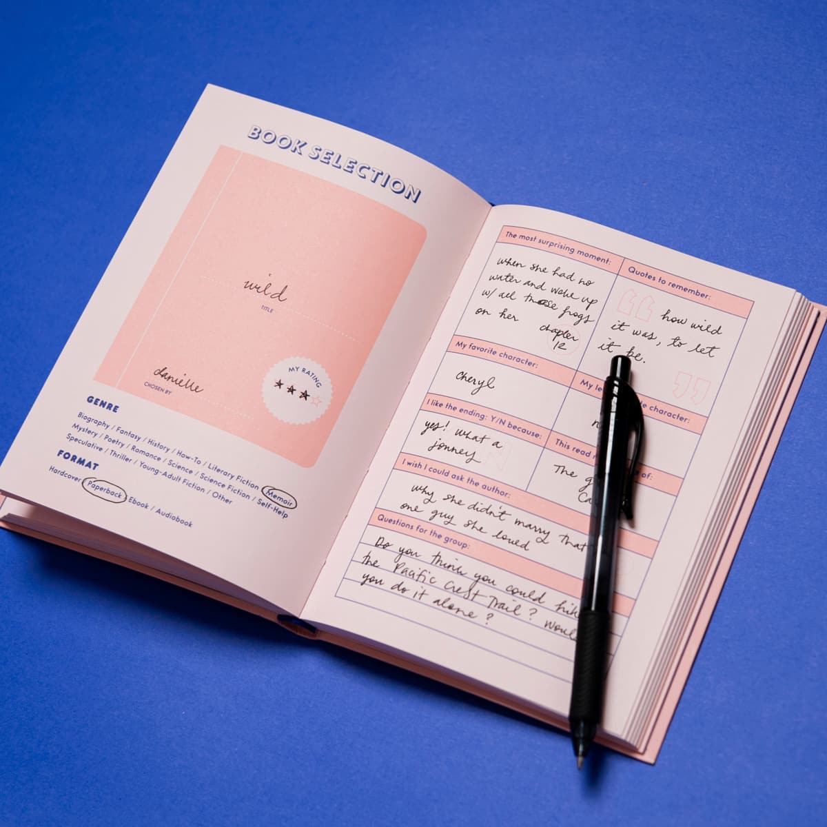 Book Club: A Journal