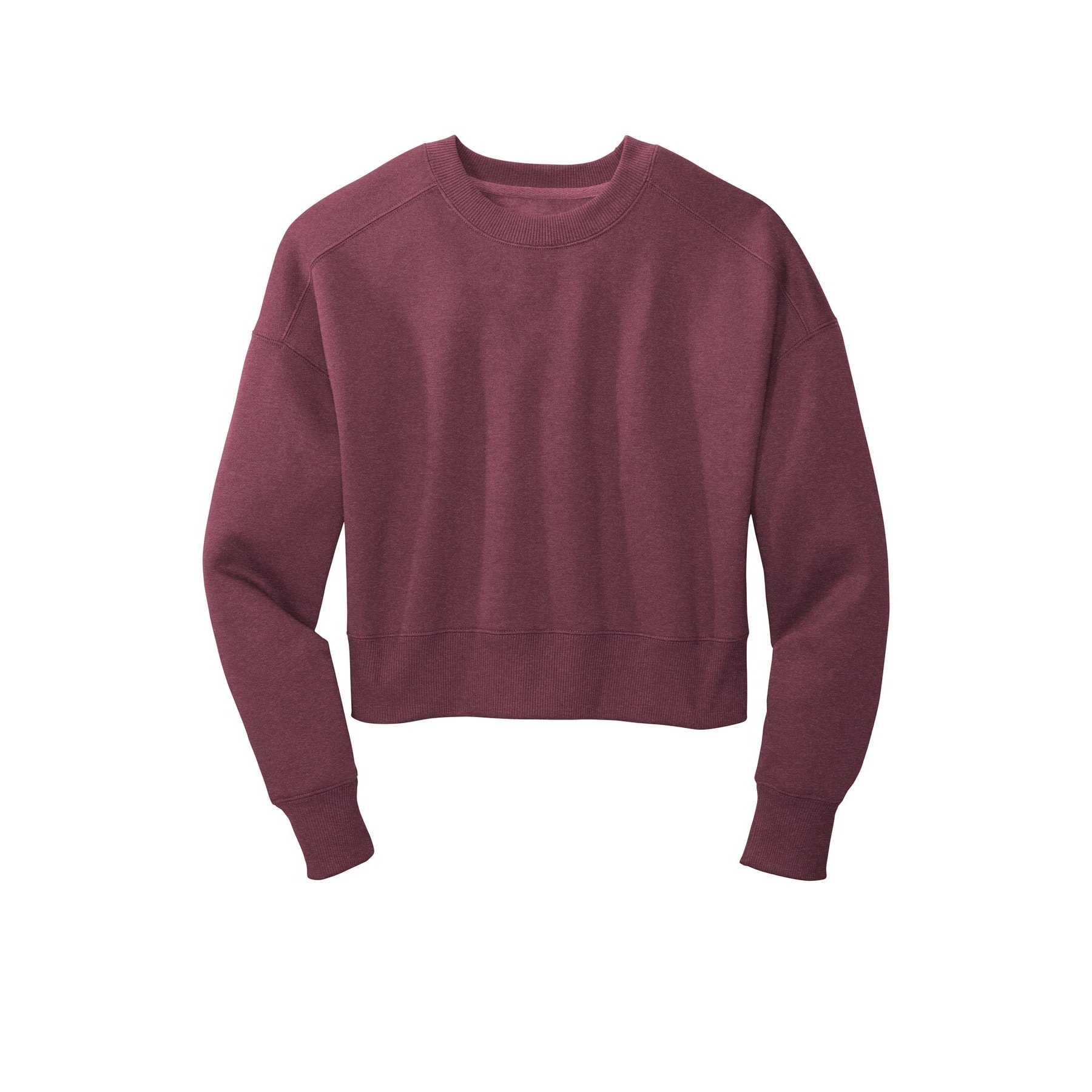District® Women's Perfect Weight® Fleece Cropped Crew Sweatshirt