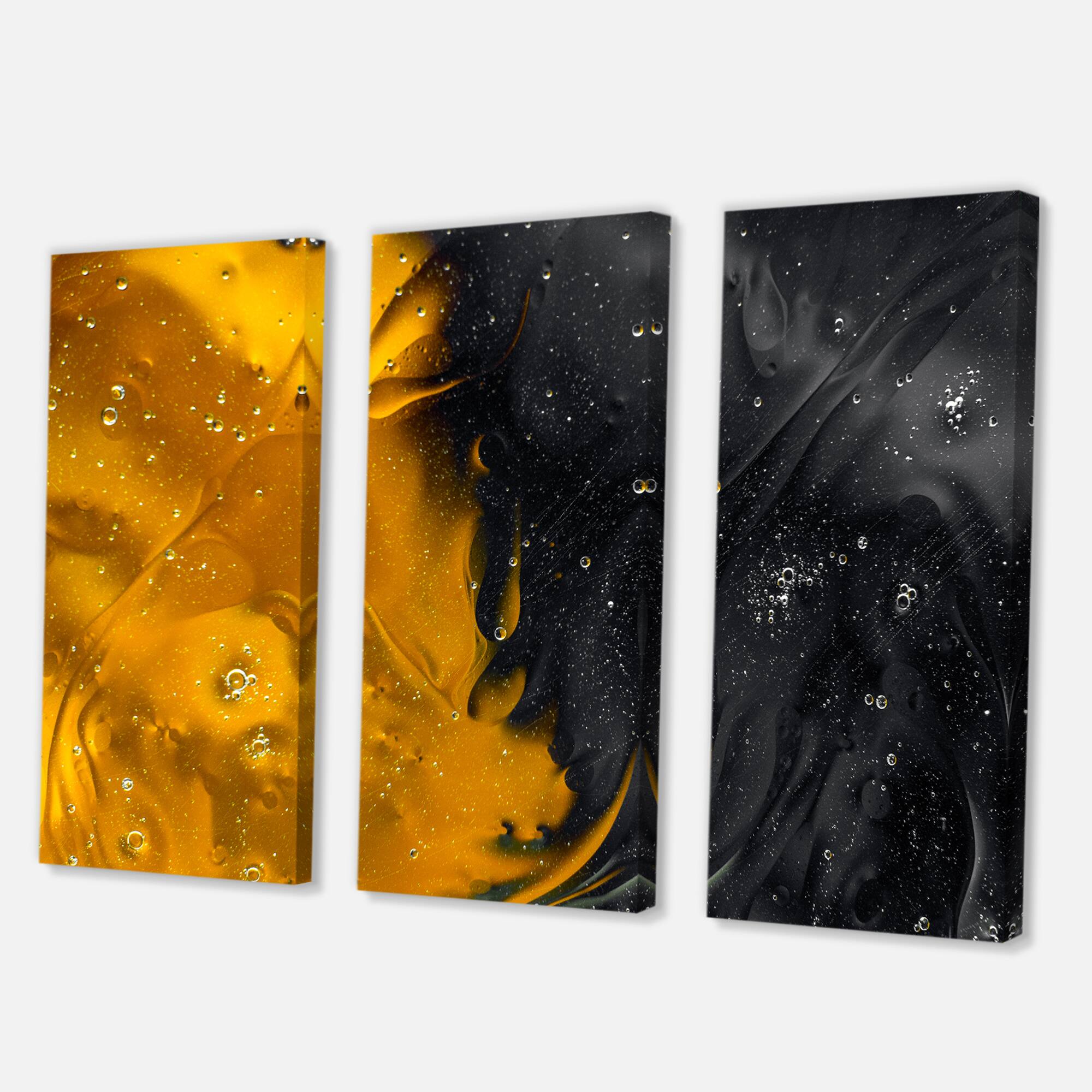 Designart - Marriage of Yellow and Black