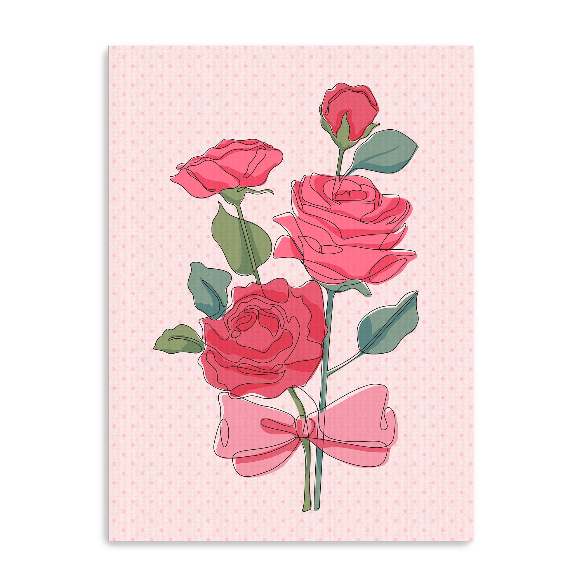Bouquet of Roses Canvas Giclée Art