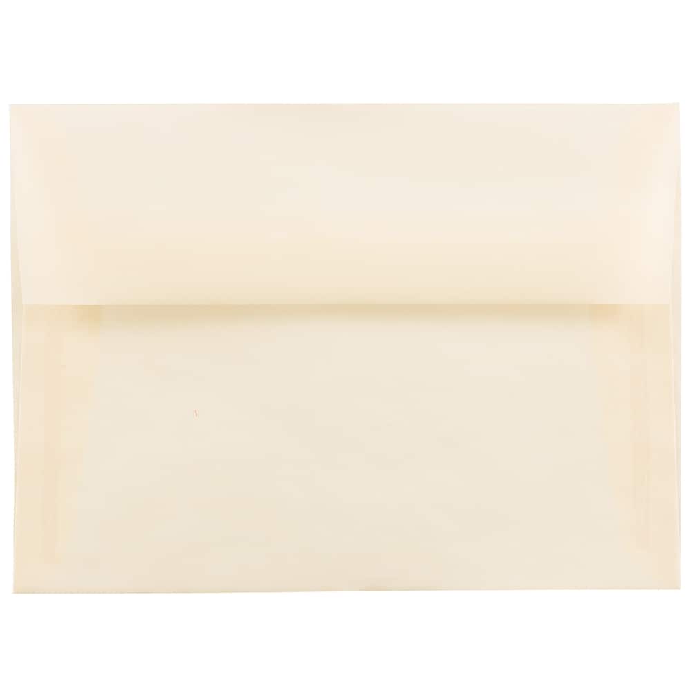 JAM Paper A6 Translucent Vellum Envelopes