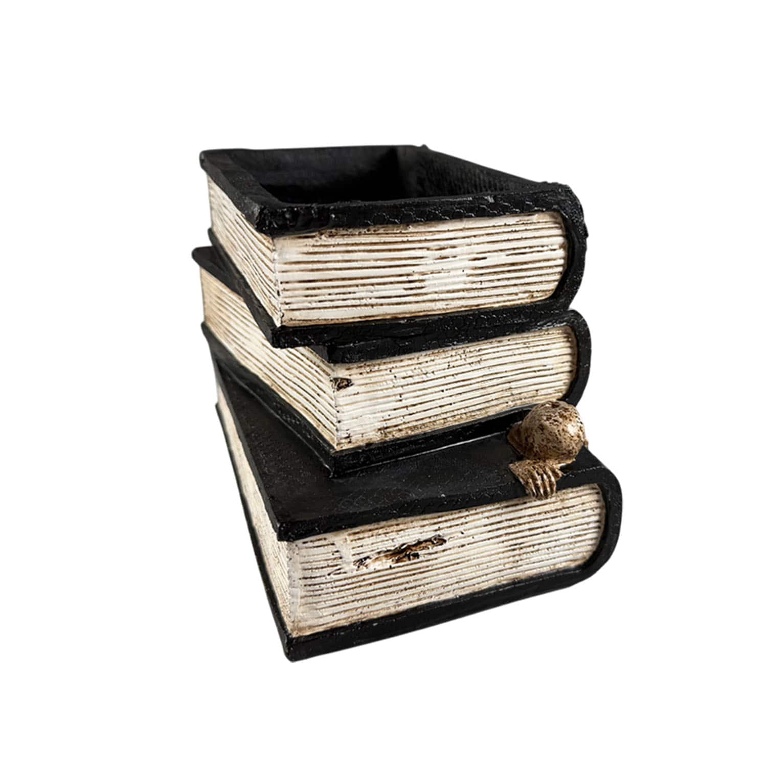 8" Black & White Stacked Spell Books Pot by Ashland®
