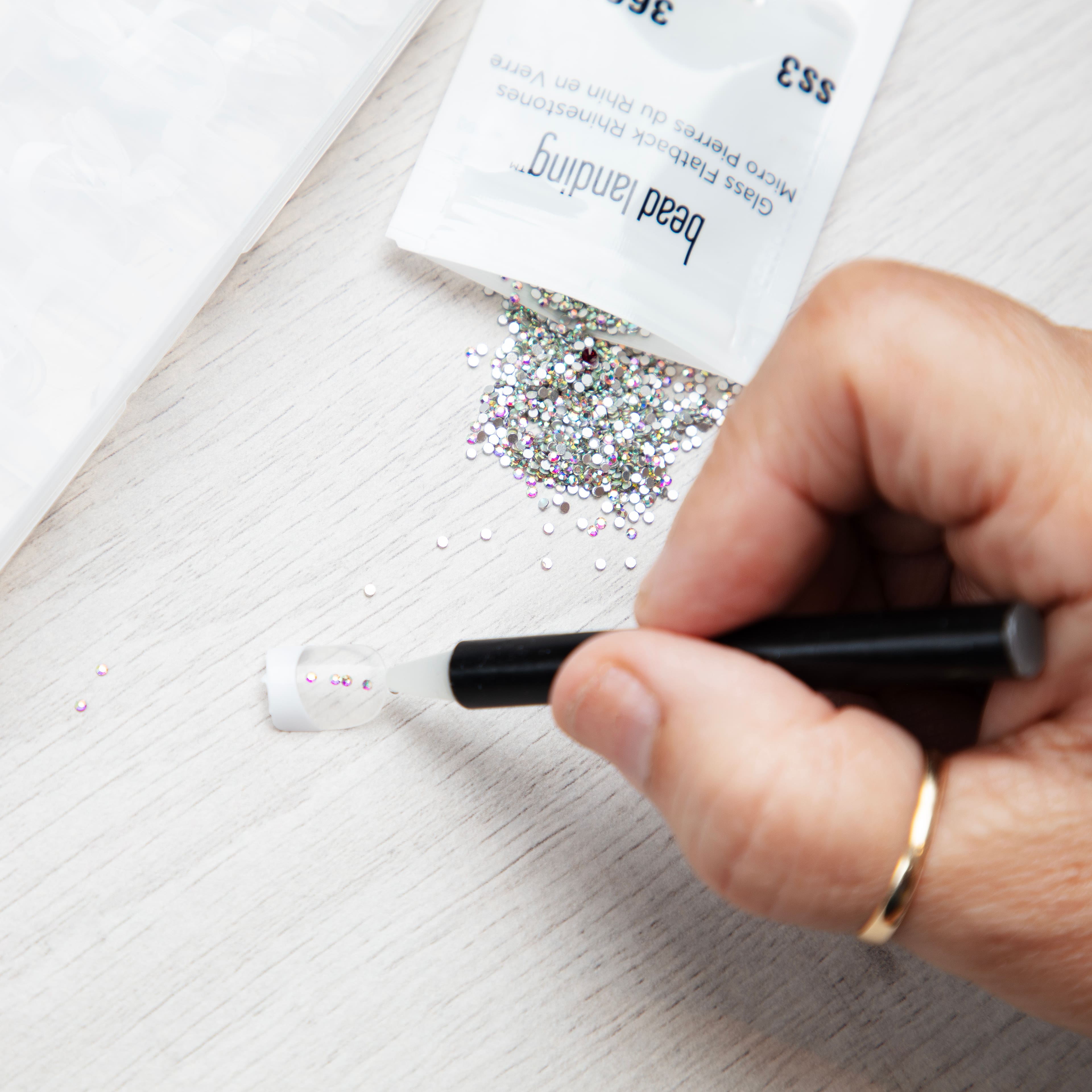 12 Pack: SS3 Glass Flatback Rhinestones by Bead Landing™