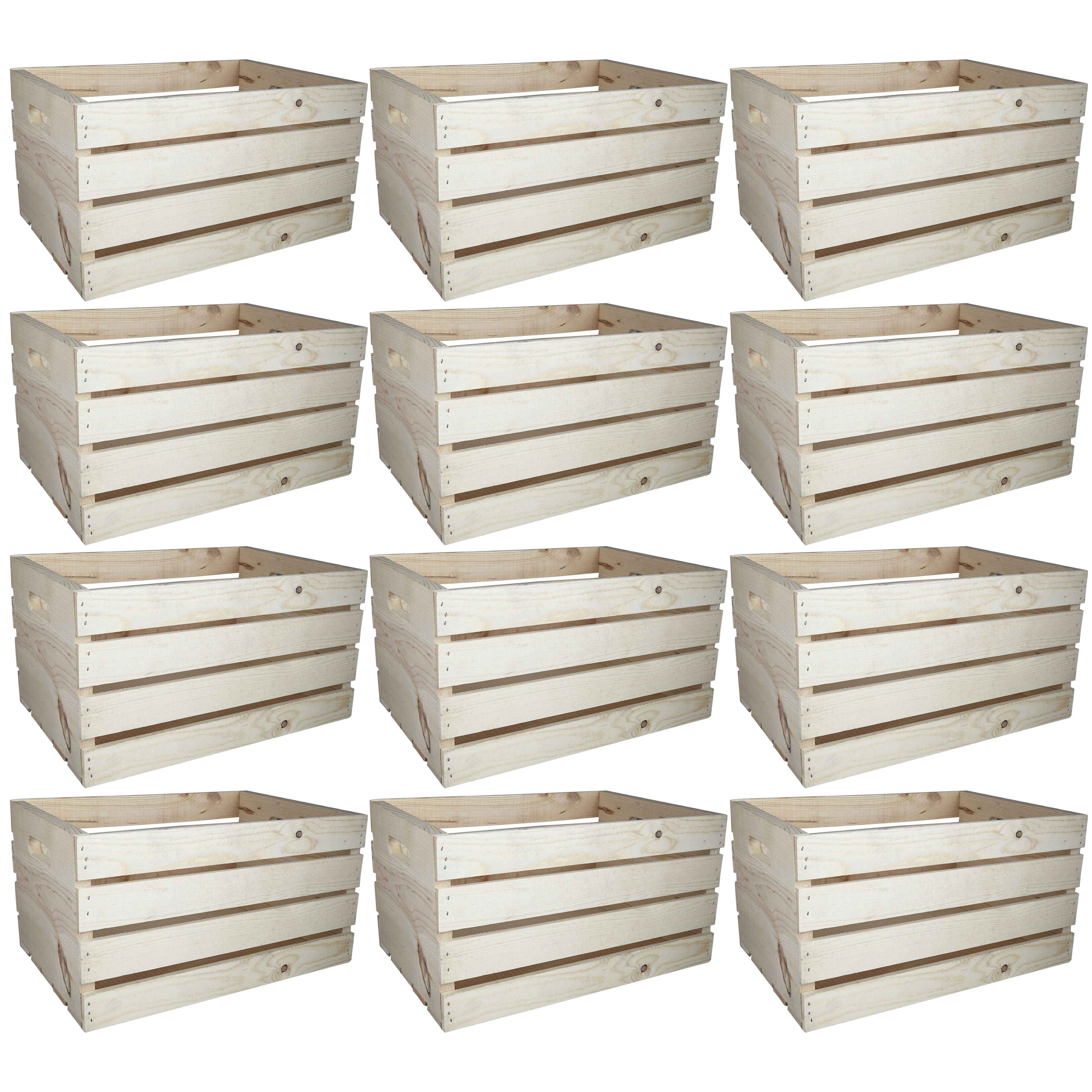 12 Pack: 18" Wood Crate by Make Market®