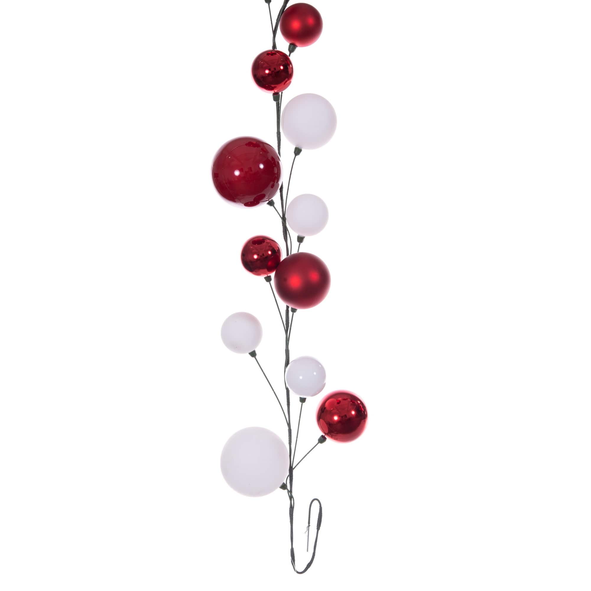 Vickerman 10ft. Unlit Ball Ornaments Branch Garland