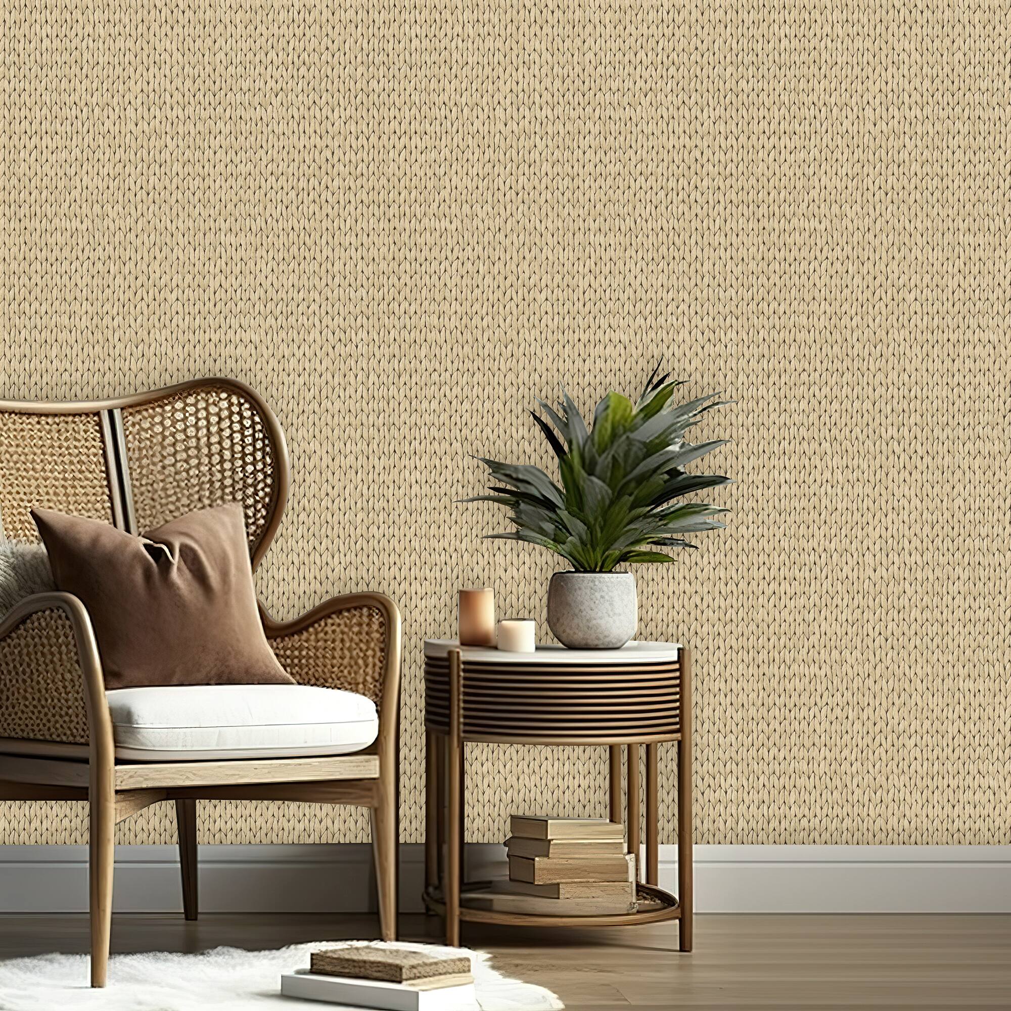 Designs Direct Wicker Weave Wallpaper