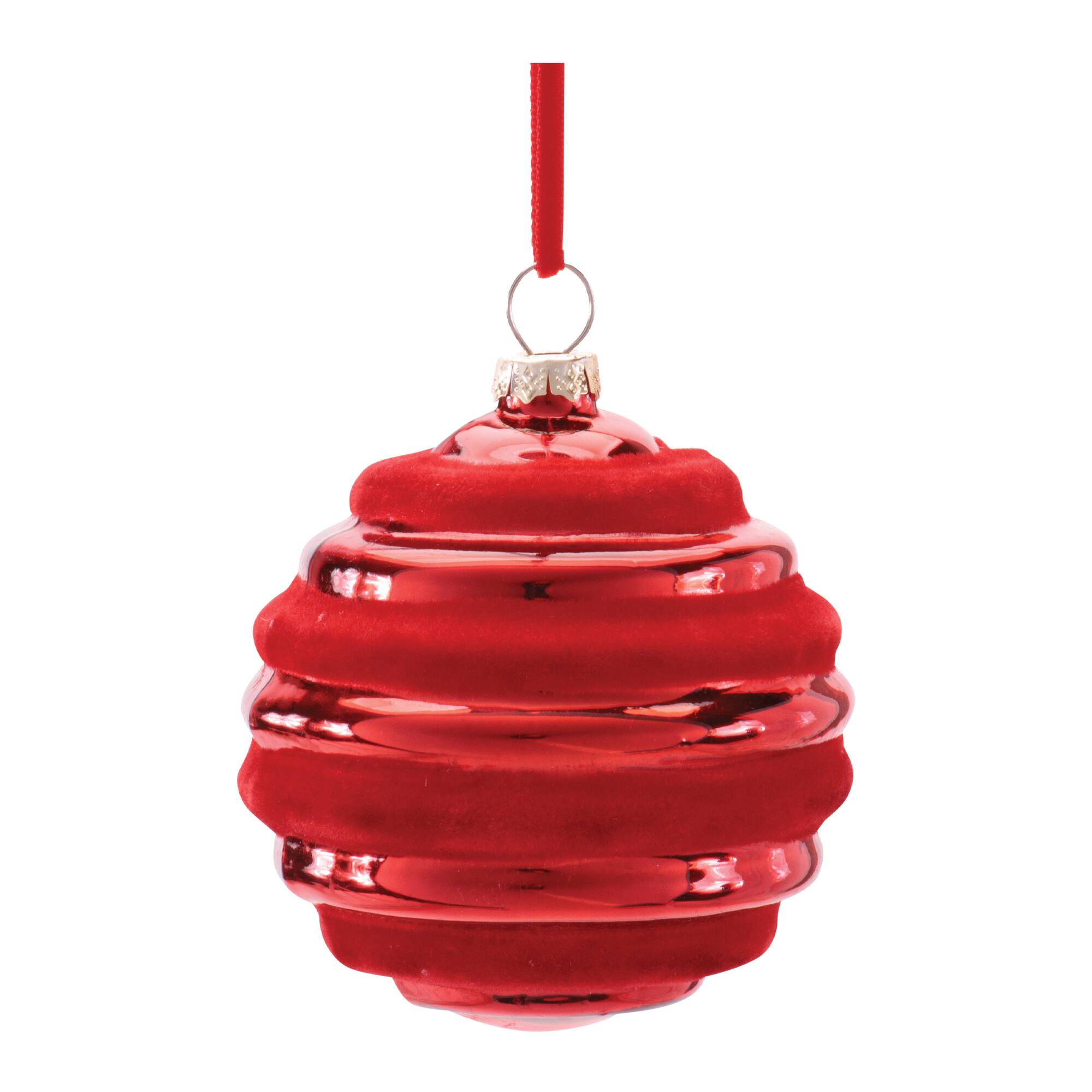 Melrose 3.5" Glass Ball Ornaments Set