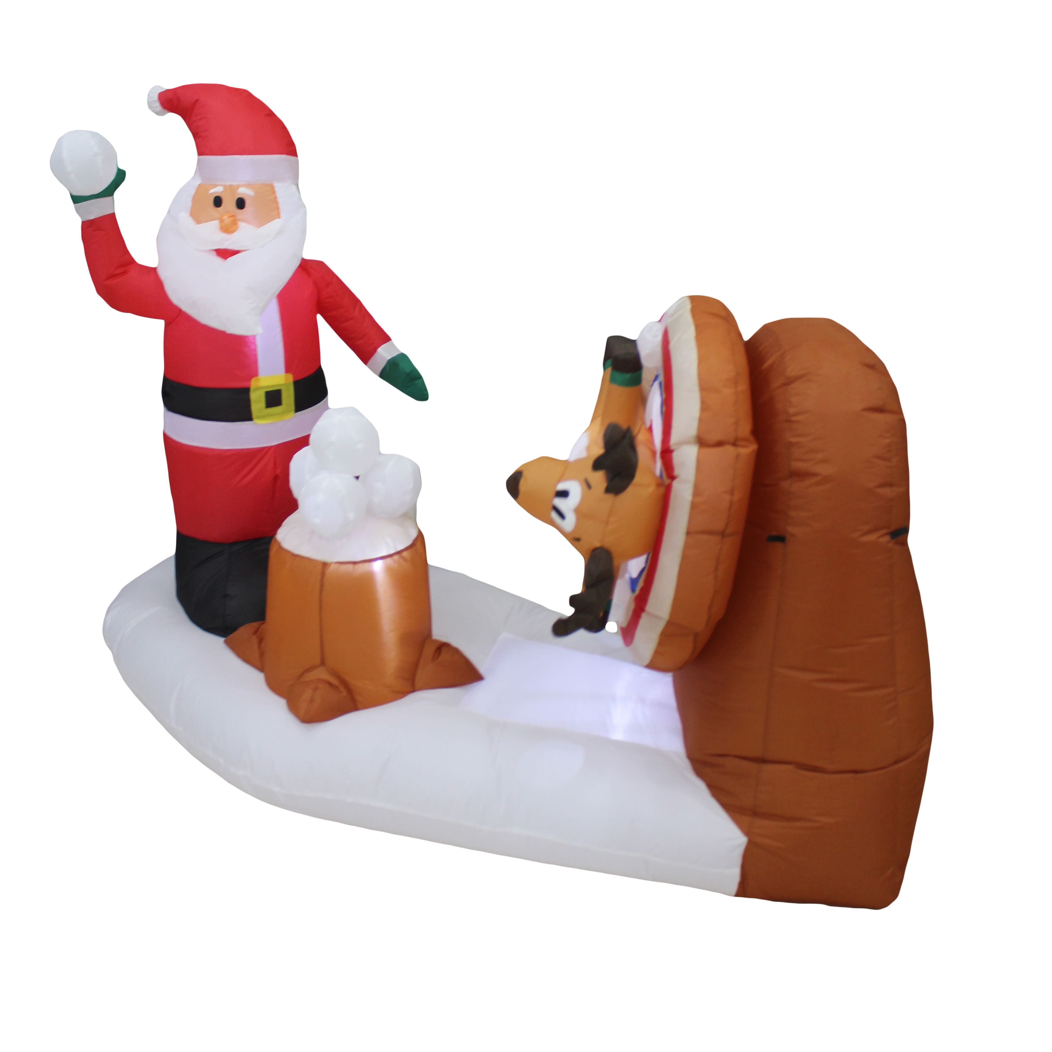 6ft. Inflatable Animated Snowball Fight