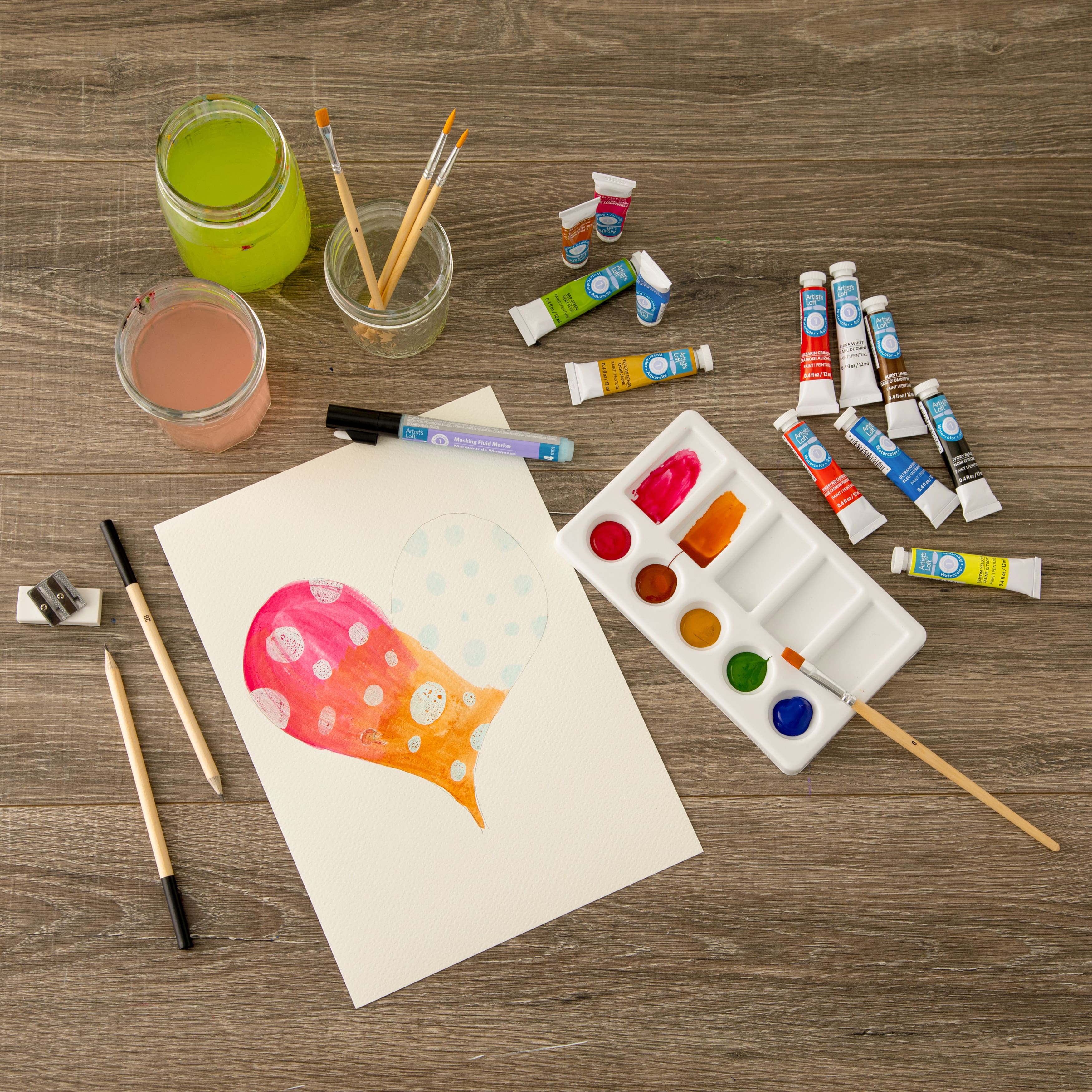 Level 1 Complete Watercolor Painting Set by Artist's Loft™