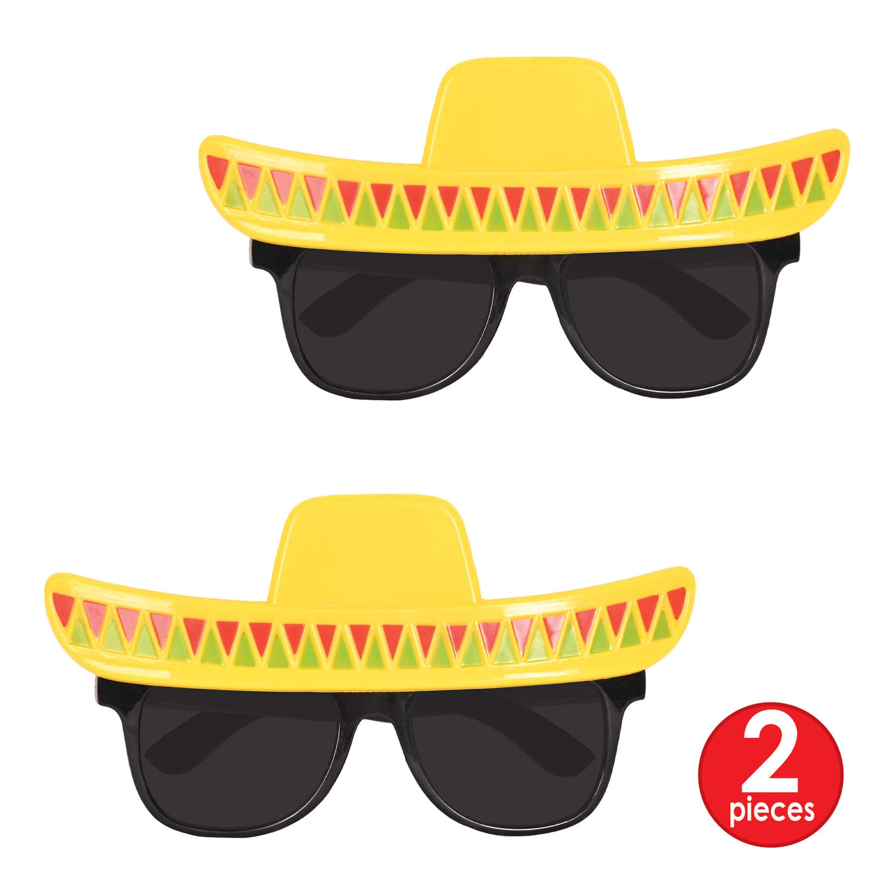 Beistle Adult Sombrero Shaded Glasses, 2ct.