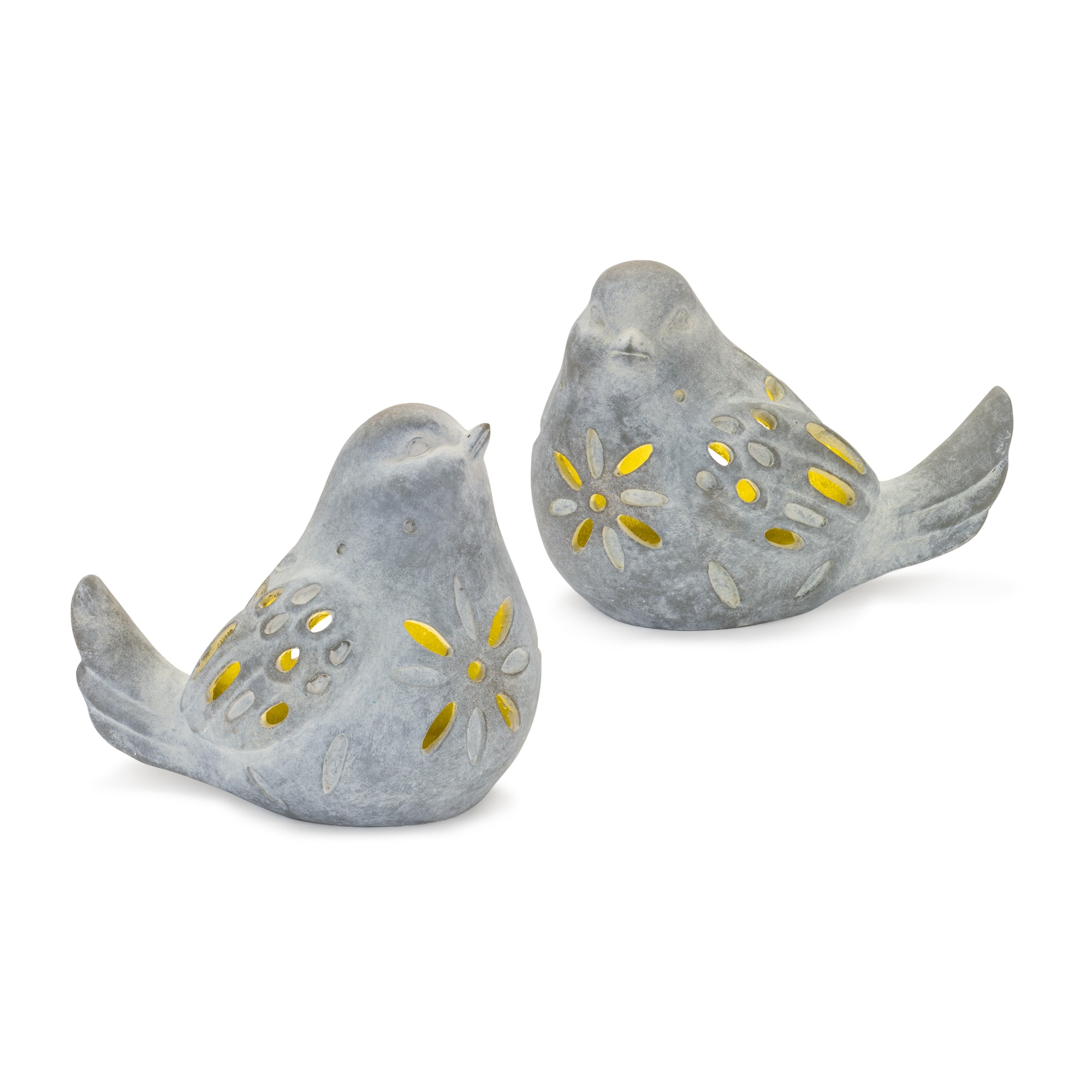 LED Bird Figurine Set