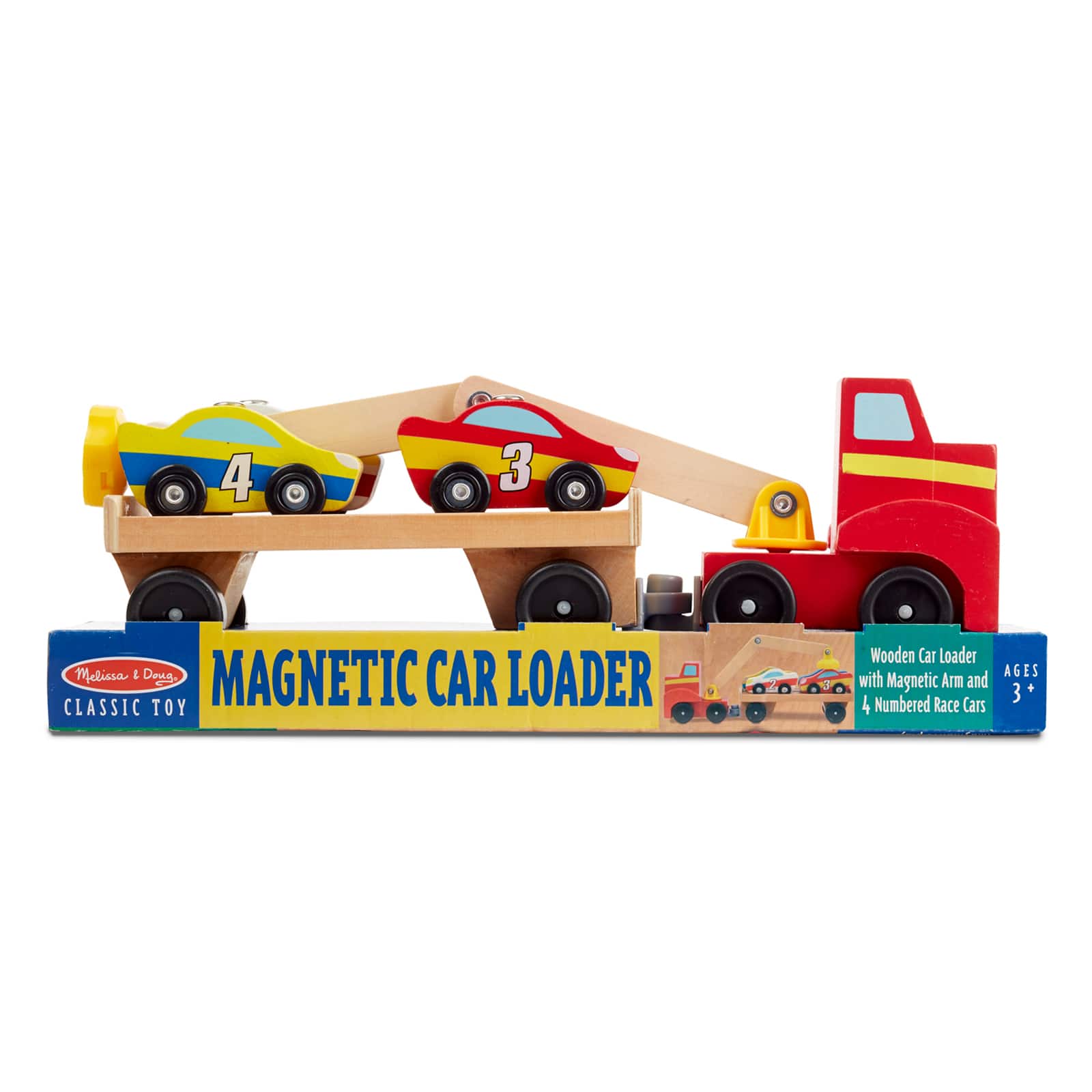 Melissa & Doug Magnetic Car Loader Interactive Toy, One Size, Multiple Colors