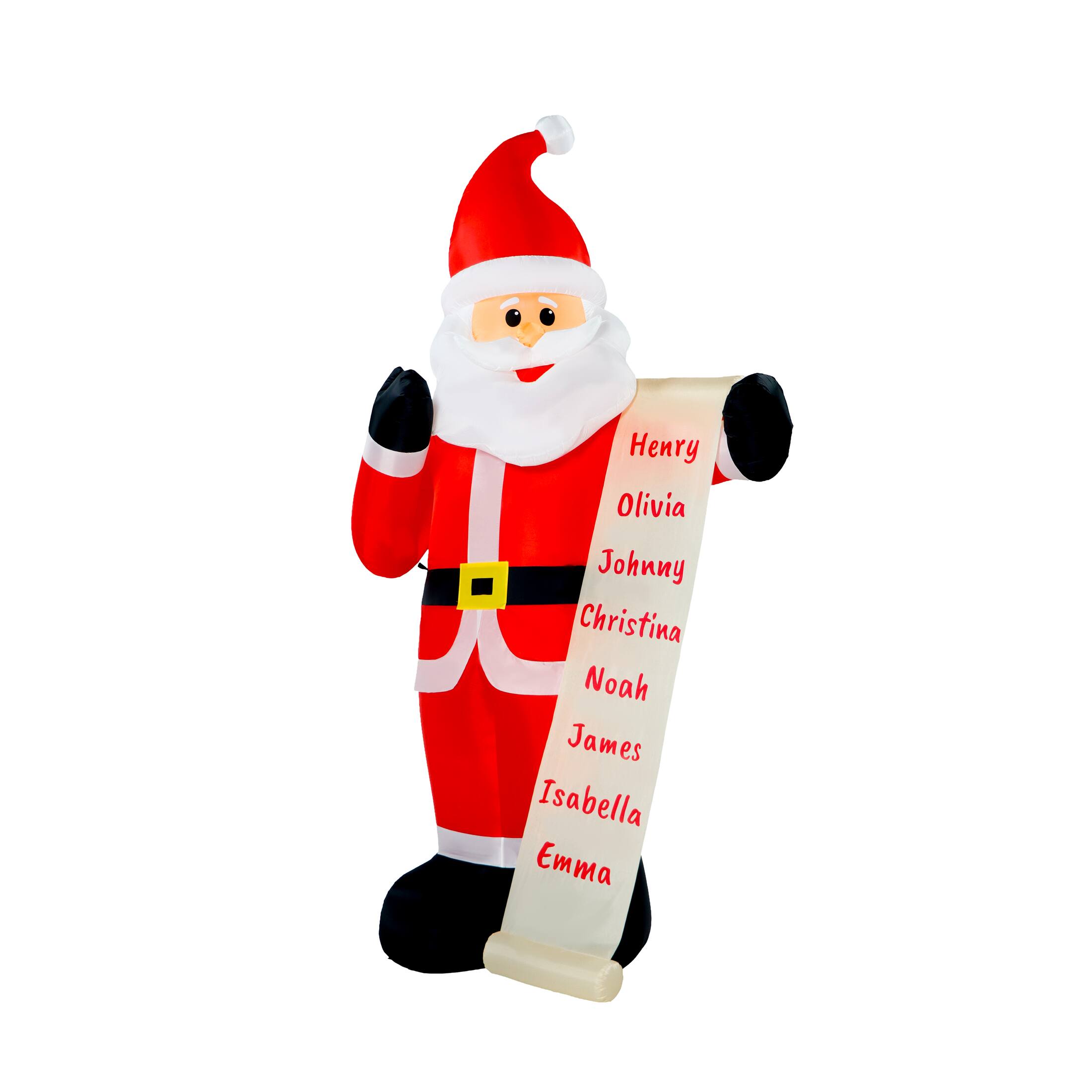 A Holiday Company 15ft. Inflatable Santa with List