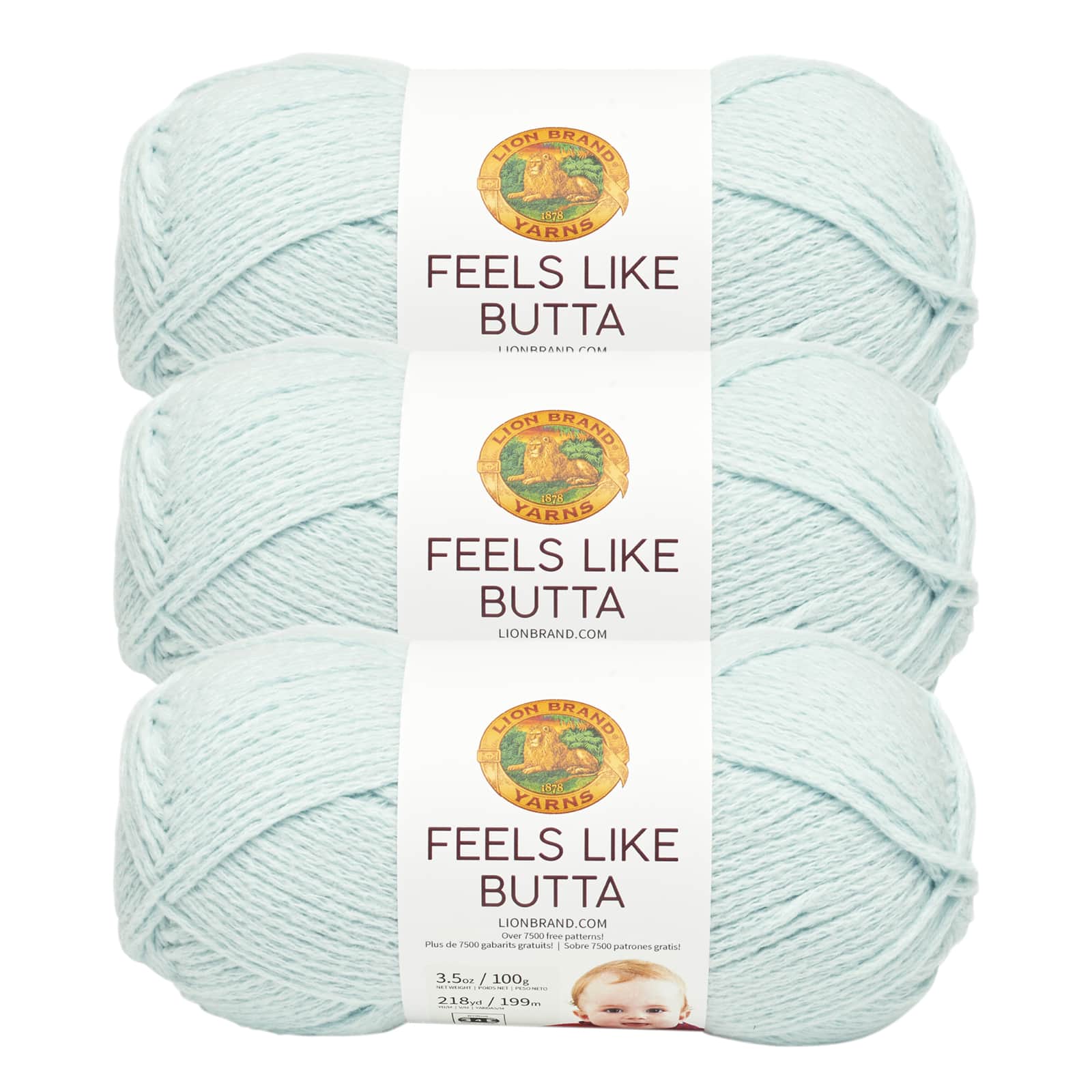3 Pack Lion Brand® Feels Like Butta® Solid Yarn