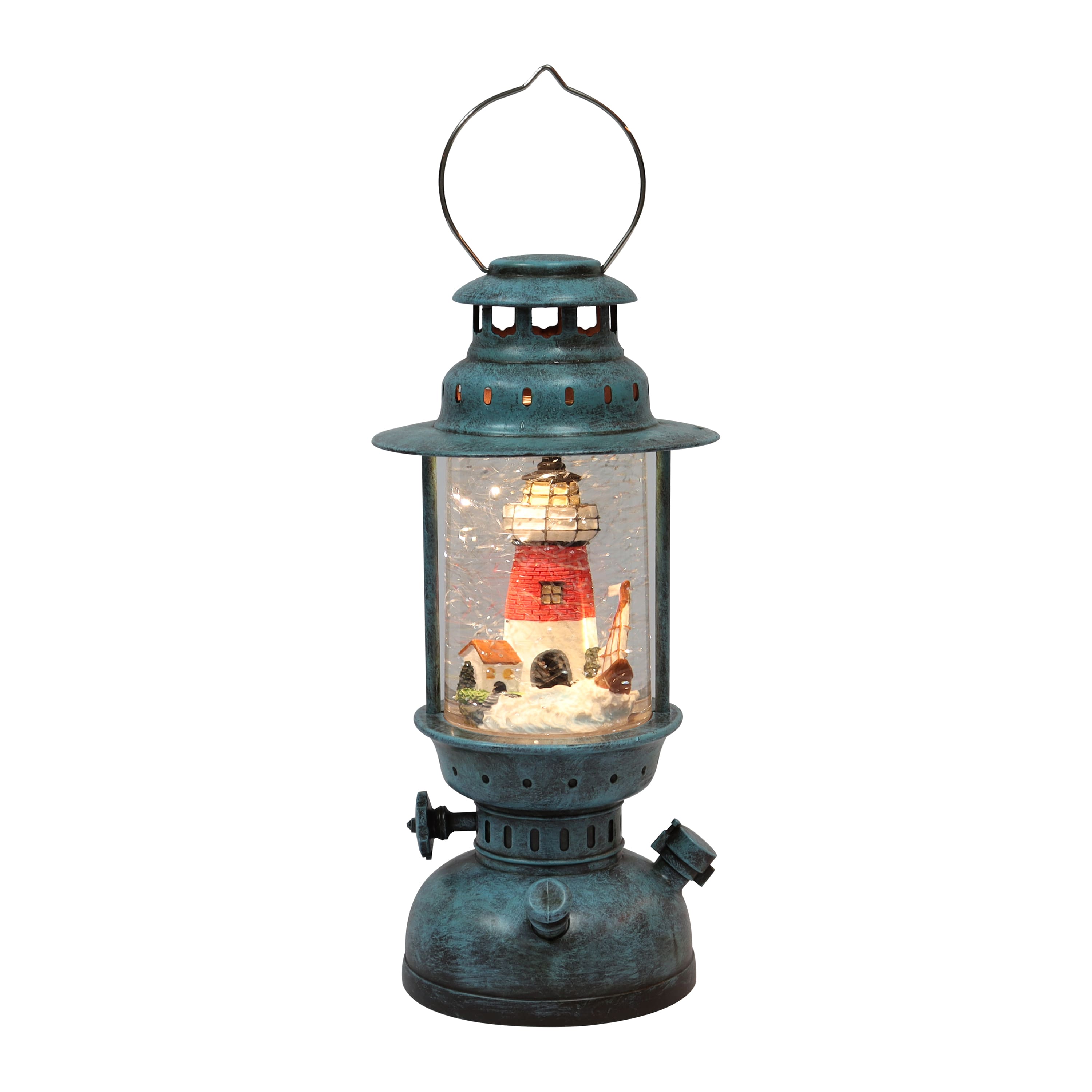 Moments in Time 10" Acrylic Lantern Lighthouse Décor