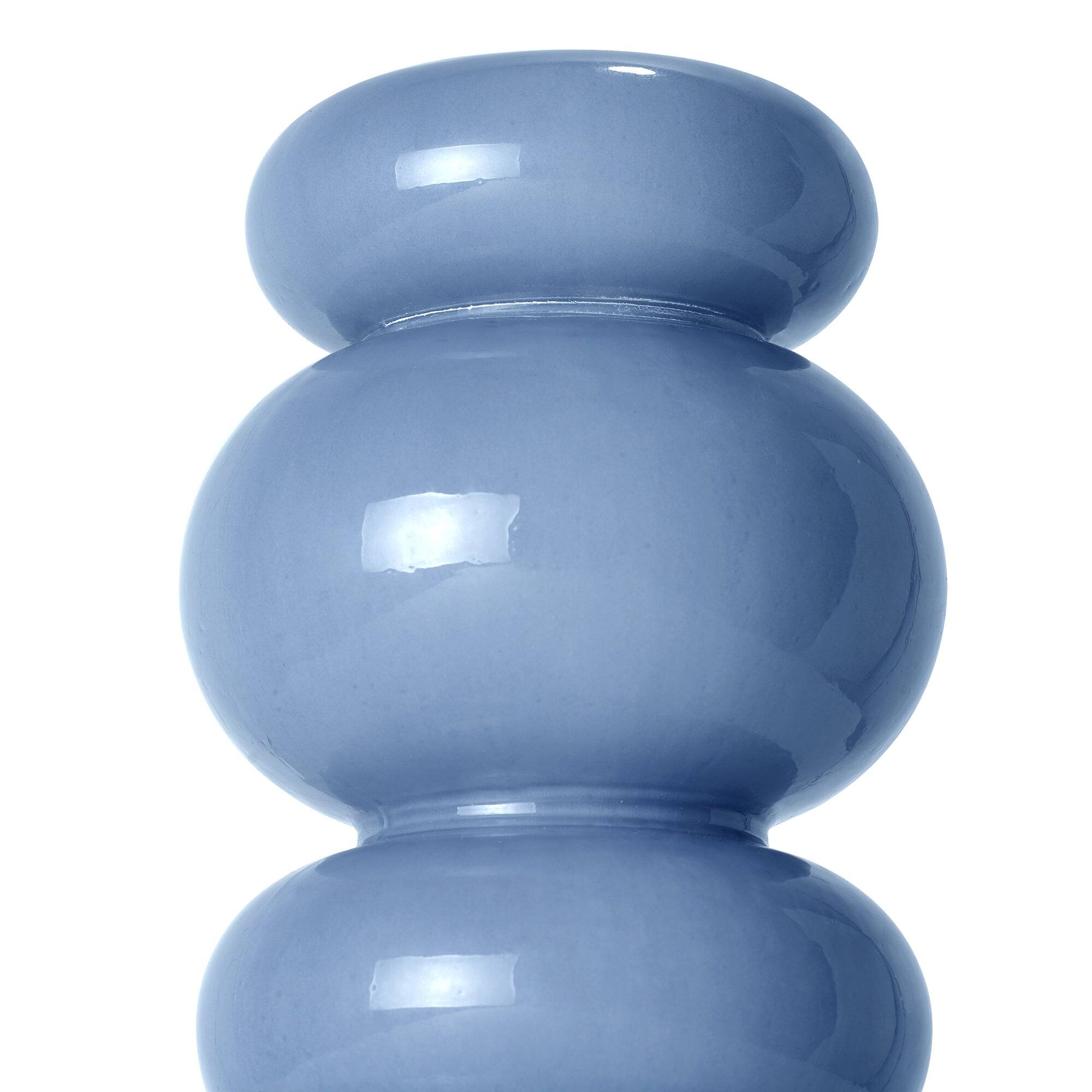 American Art Decor Foggy Blue Cairns Glass Vase Set