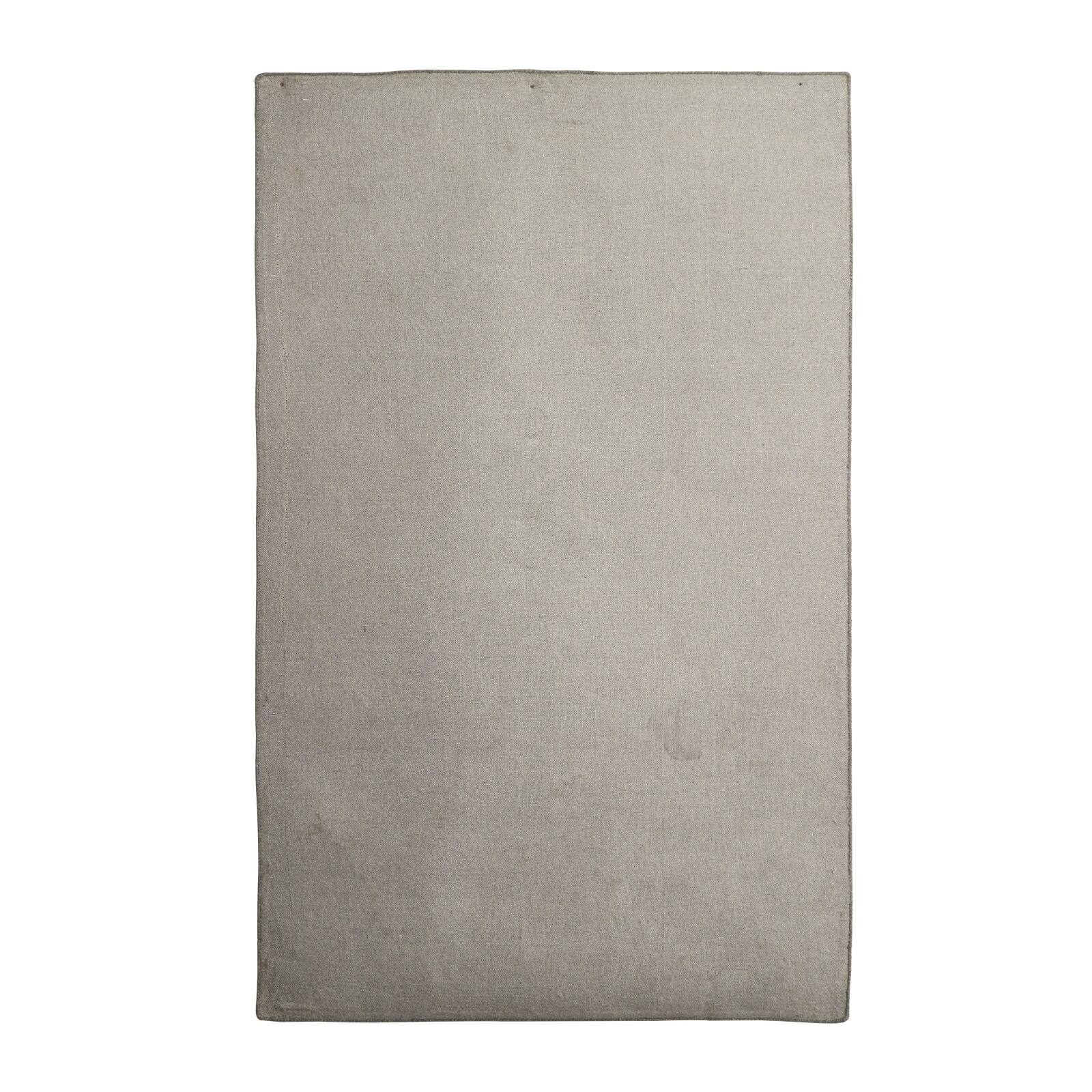 Gray Wool Modern Hand Hooked Rug, 5ft. x 8ft.