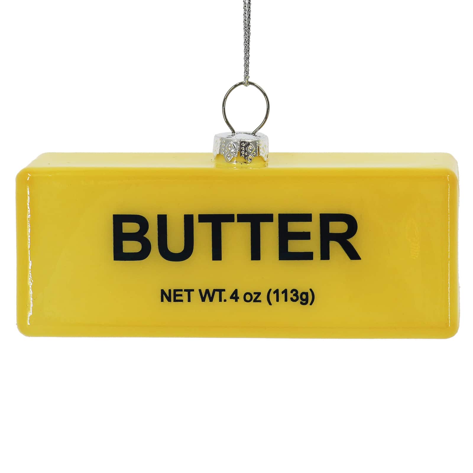 4" Yellow Butter Glass Ornament by Ashland®