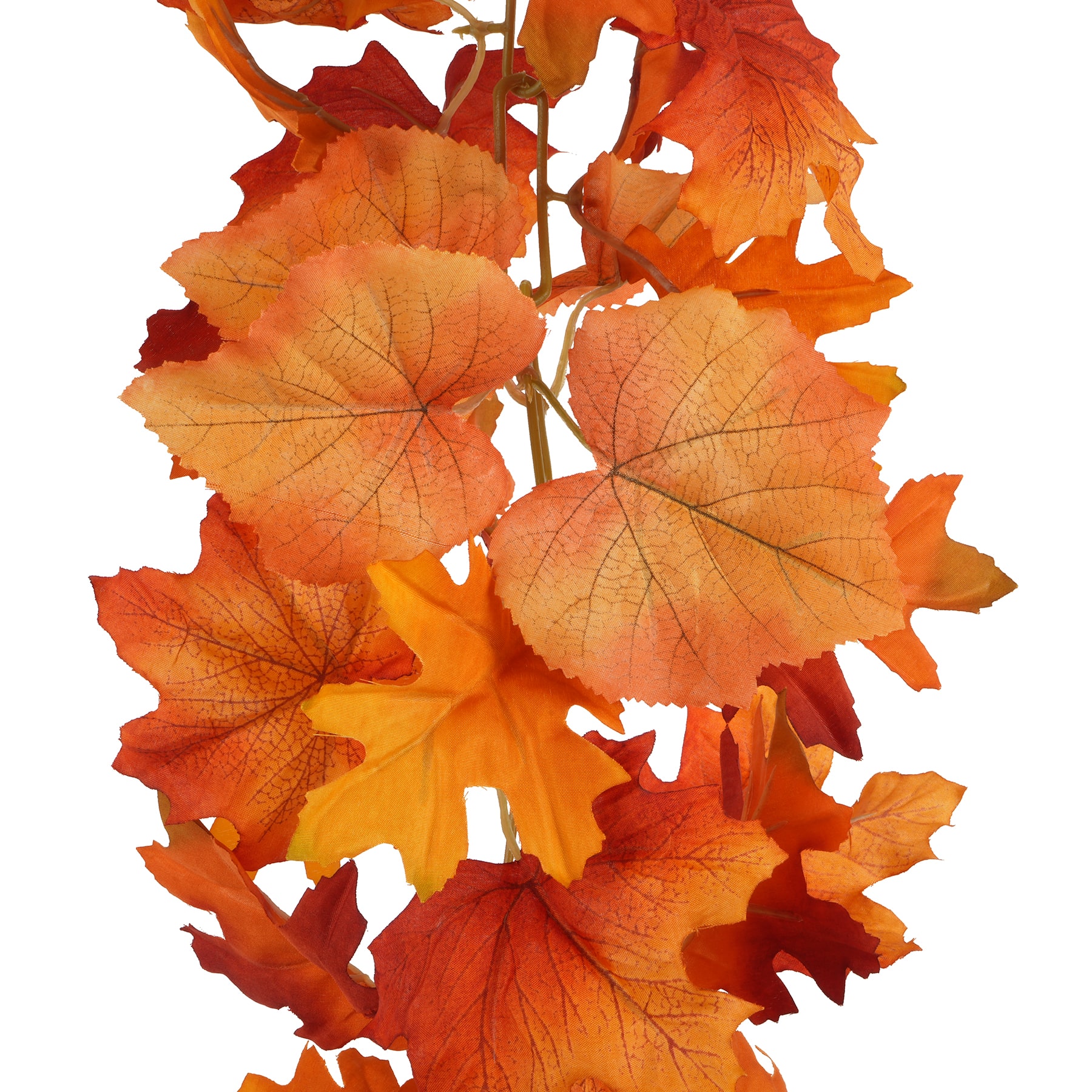 6ft. Orange Oak, Maple & Grape Leaves Chain Garland by Ashland®
