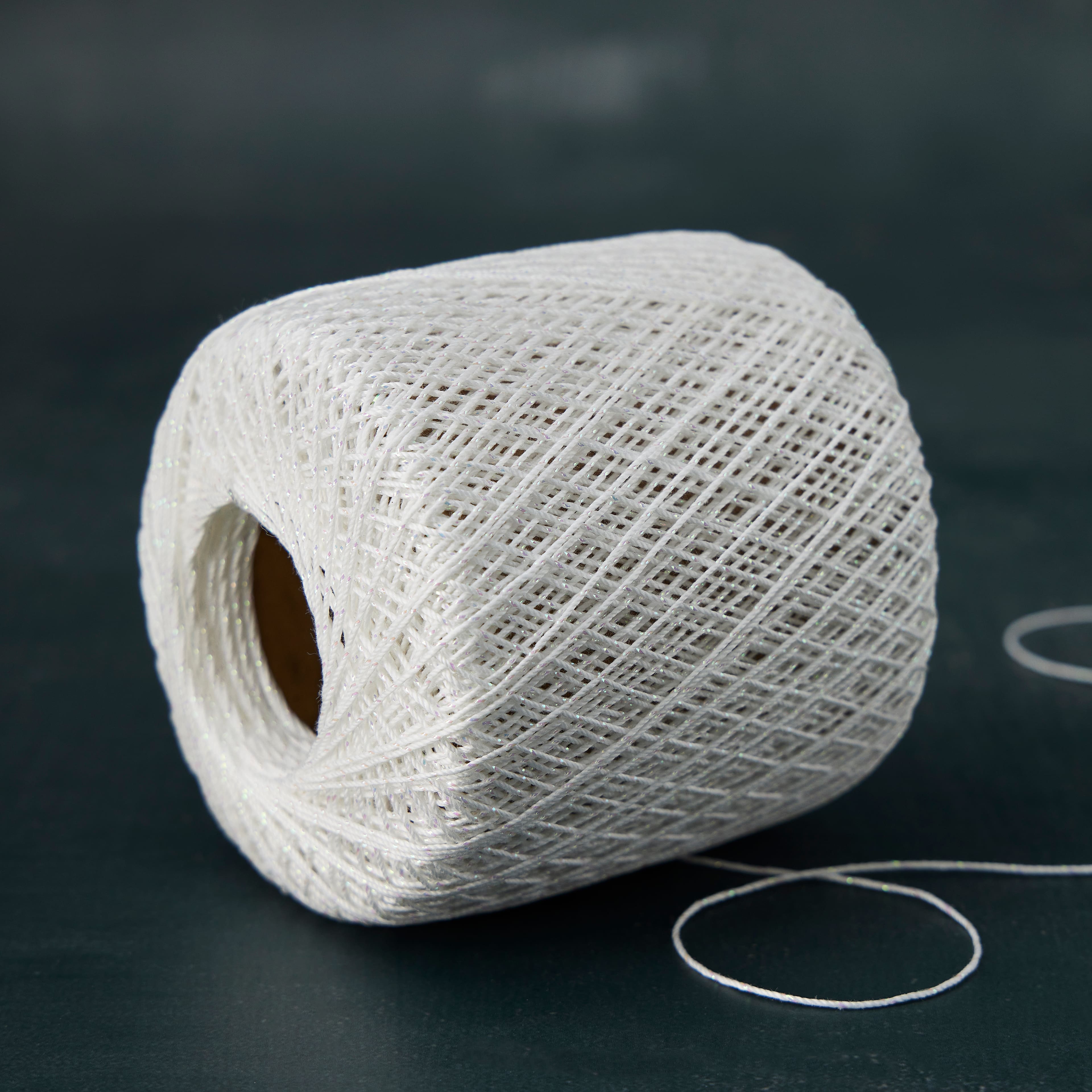Aunt Lydia's® Metallic Cotton Crochet Thread