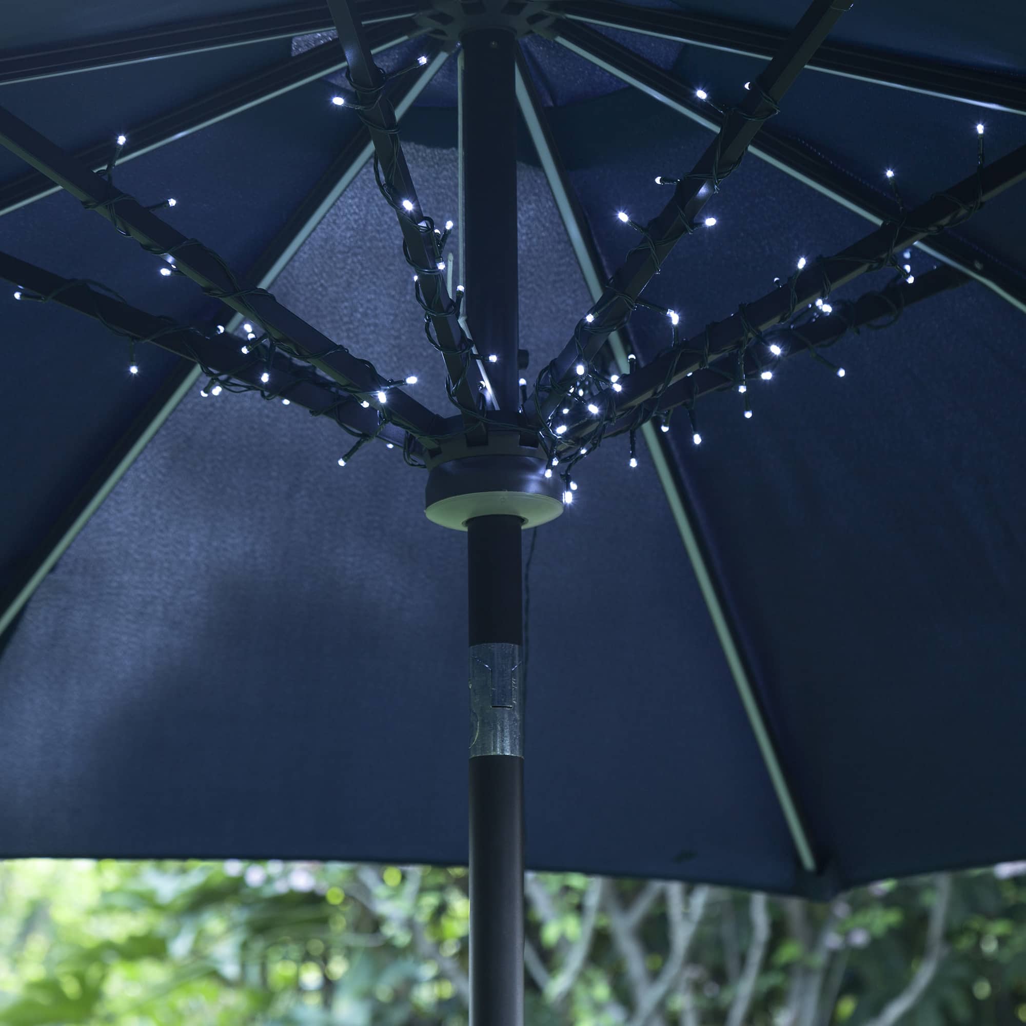 Glitzhome® 22ft. 50ct. LED Solar String Lights, 2ct.