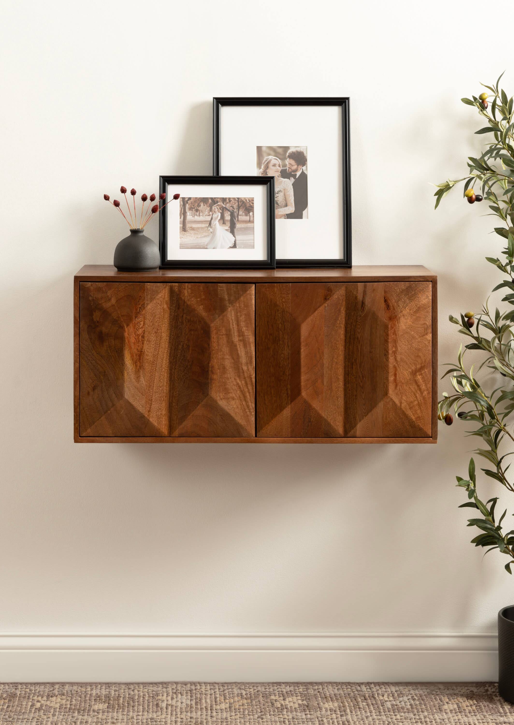 Kate and Laurel Ranier Two-Door Wall Cabinet