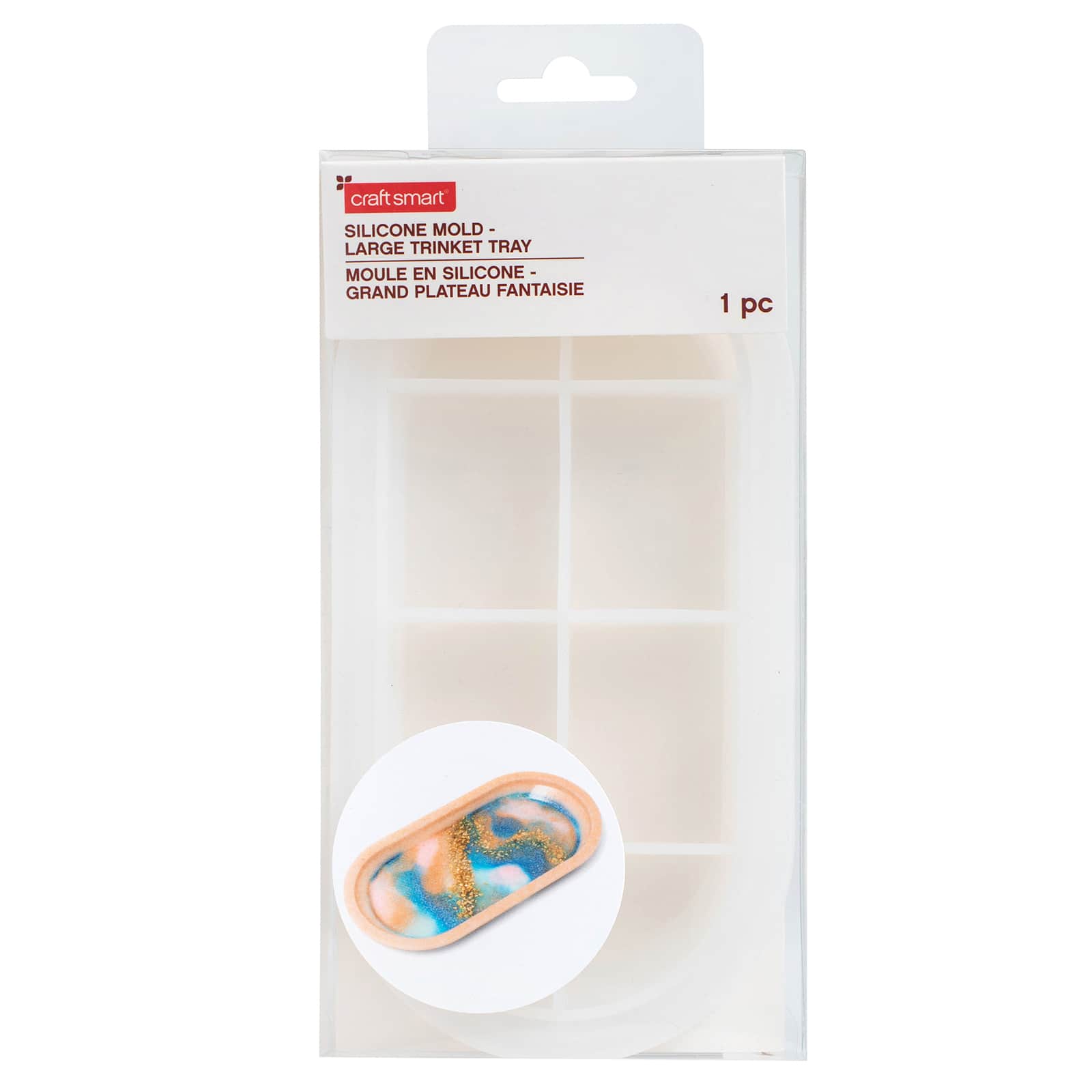 6 Pack: Large Trinket Tray Silicone Mold by Craft Smart®