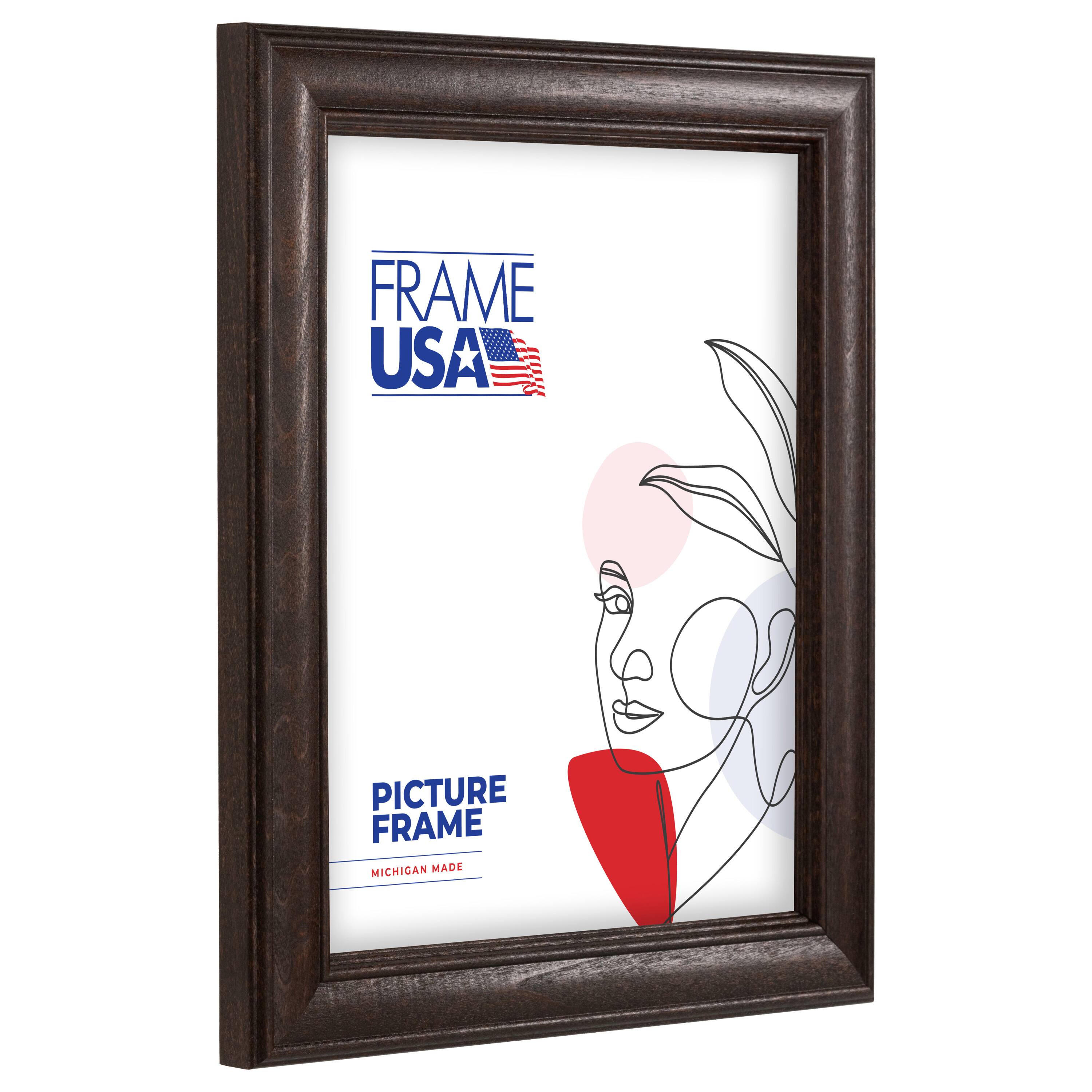 Frame USA Americana Walnut Single Image Picture Frame