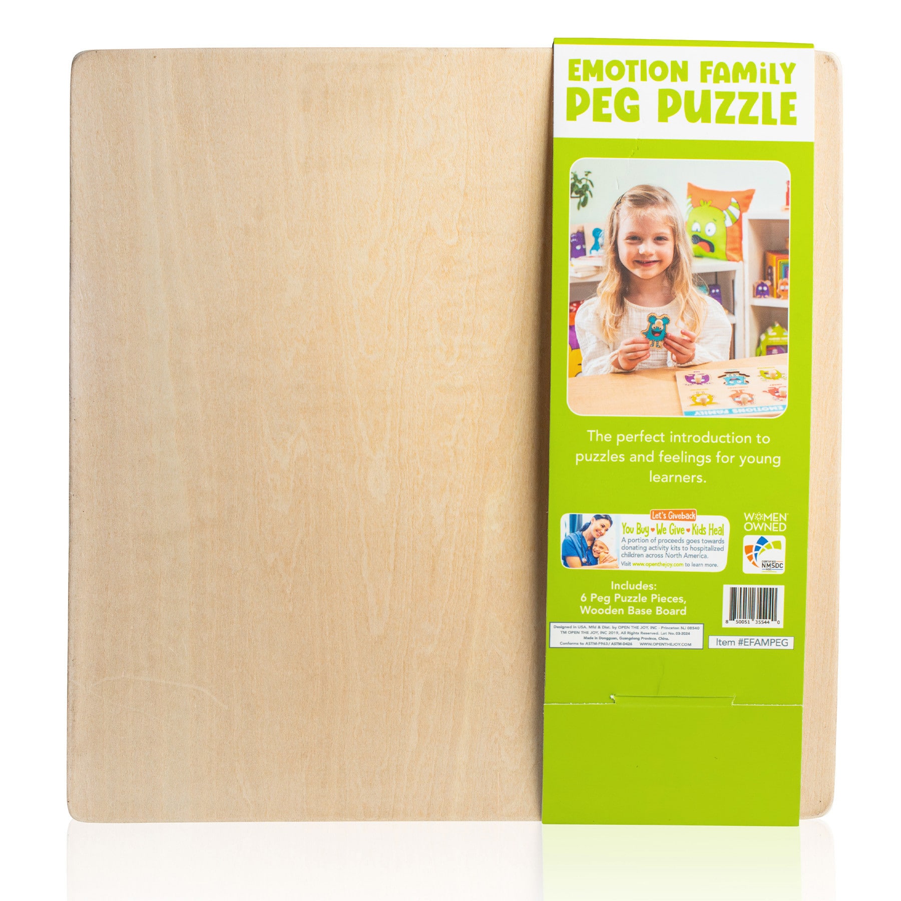 My Emotions Family Peg Puzzle Set