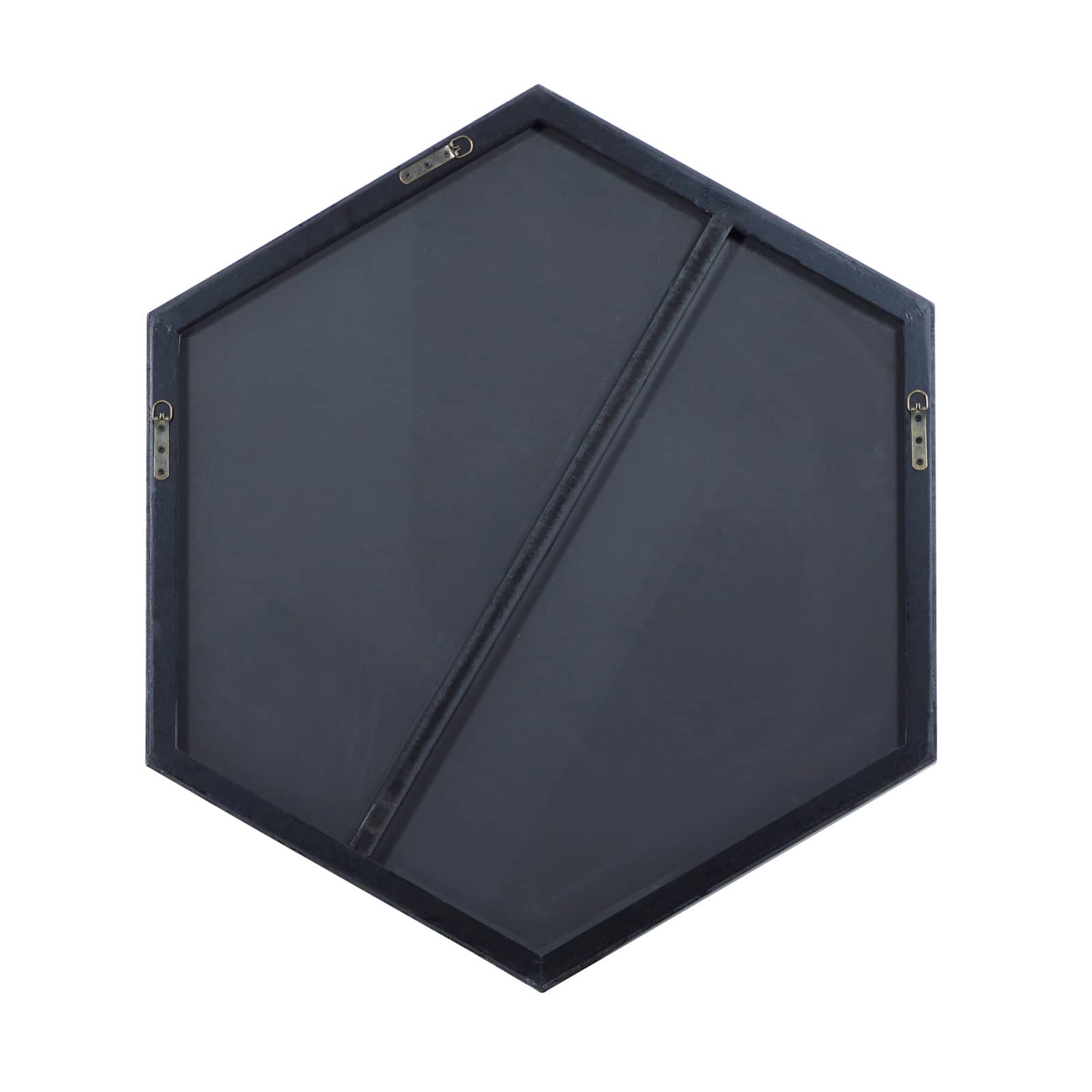 Clear Contemporary Wood Wall Mirror, 35" x 41"