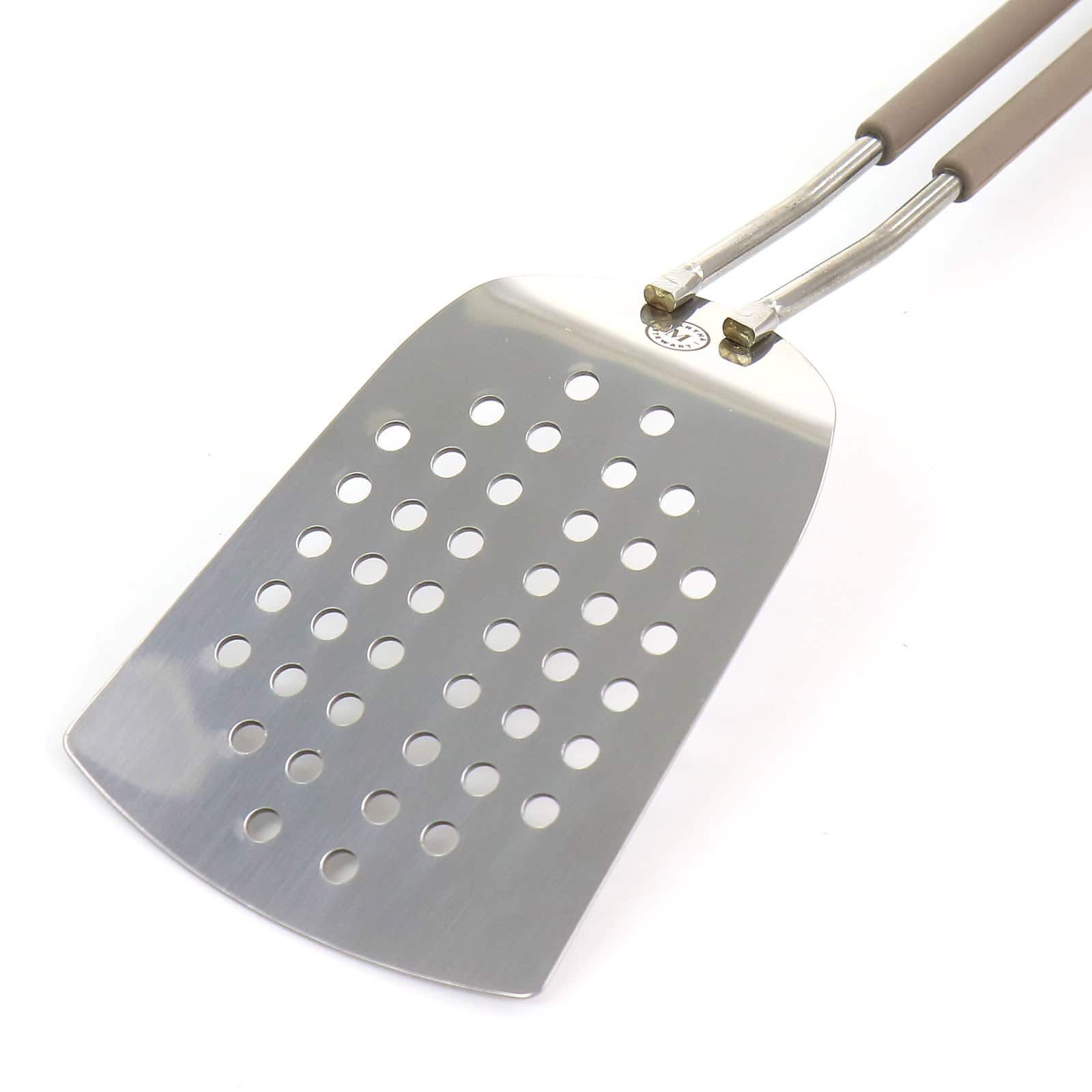 Martha Stewart Gray Stainless Steel Slotted Spatula