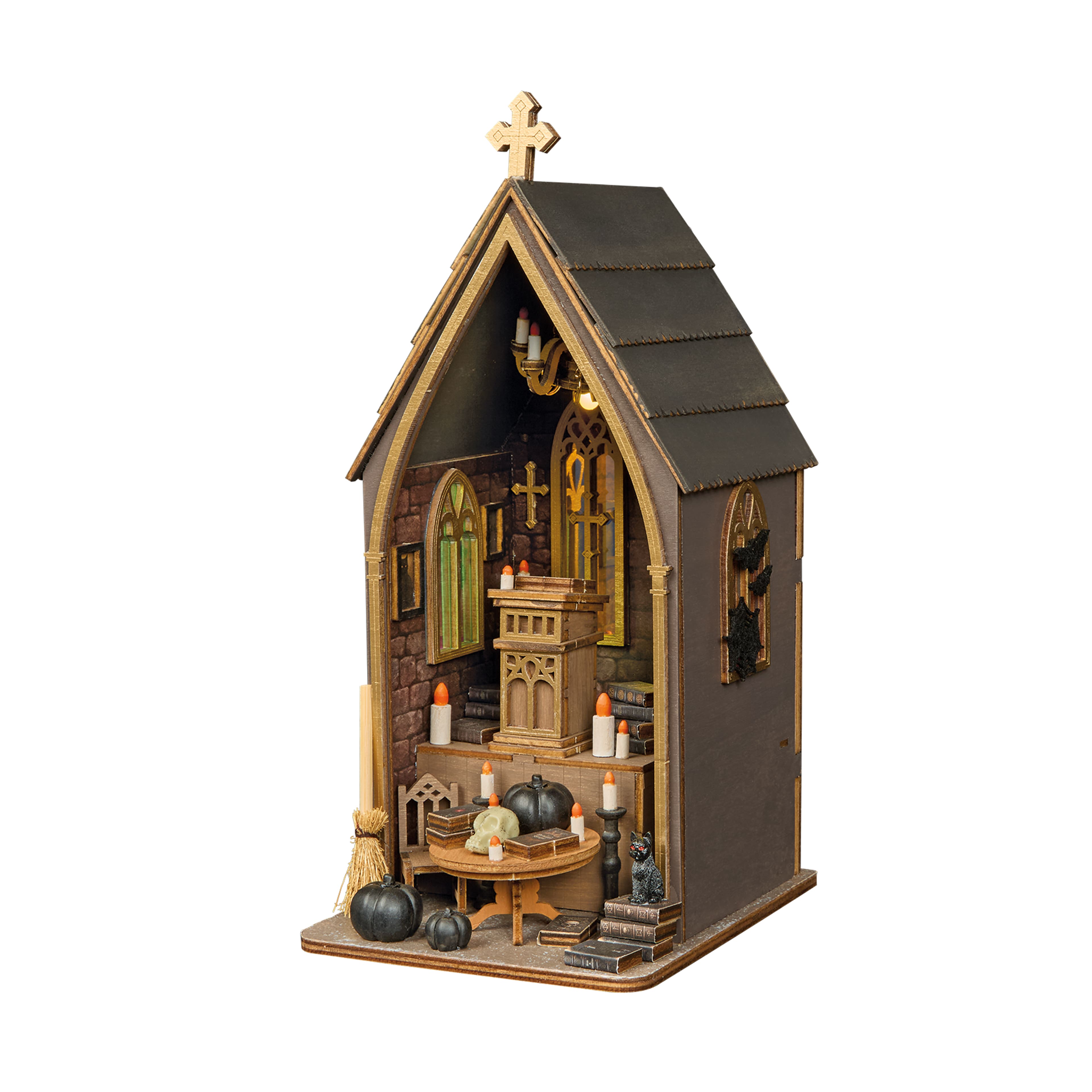 Haunted Cathedral DIY Book Nook Kit by Make Market®