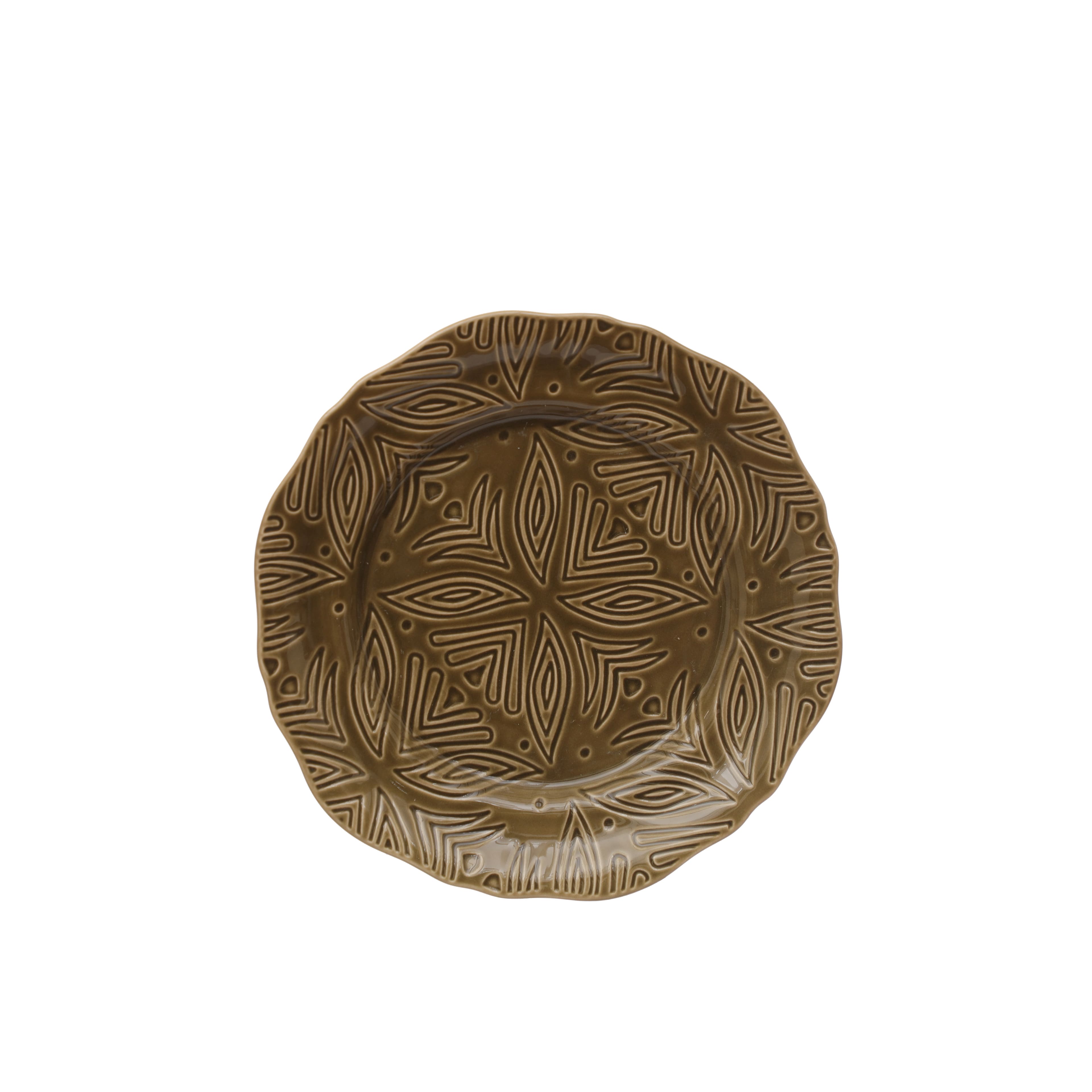8" Green Ceramic Plate by Ashland®